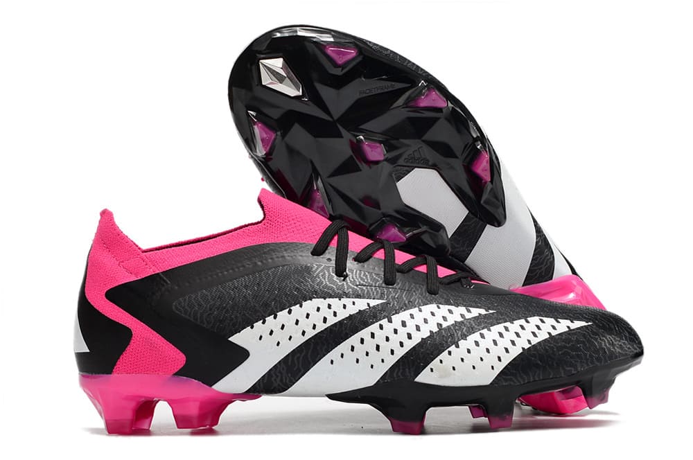 Chuteira Adidas Predator Accuracy – Paul Pogba.1 Preta, Rosa e Branca