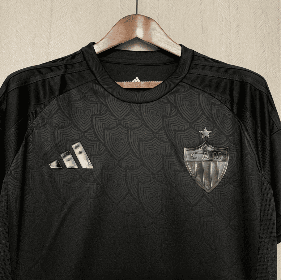 Camisa Atlético Mineiro 25/26 – Edição Limitada Preta Torcedor