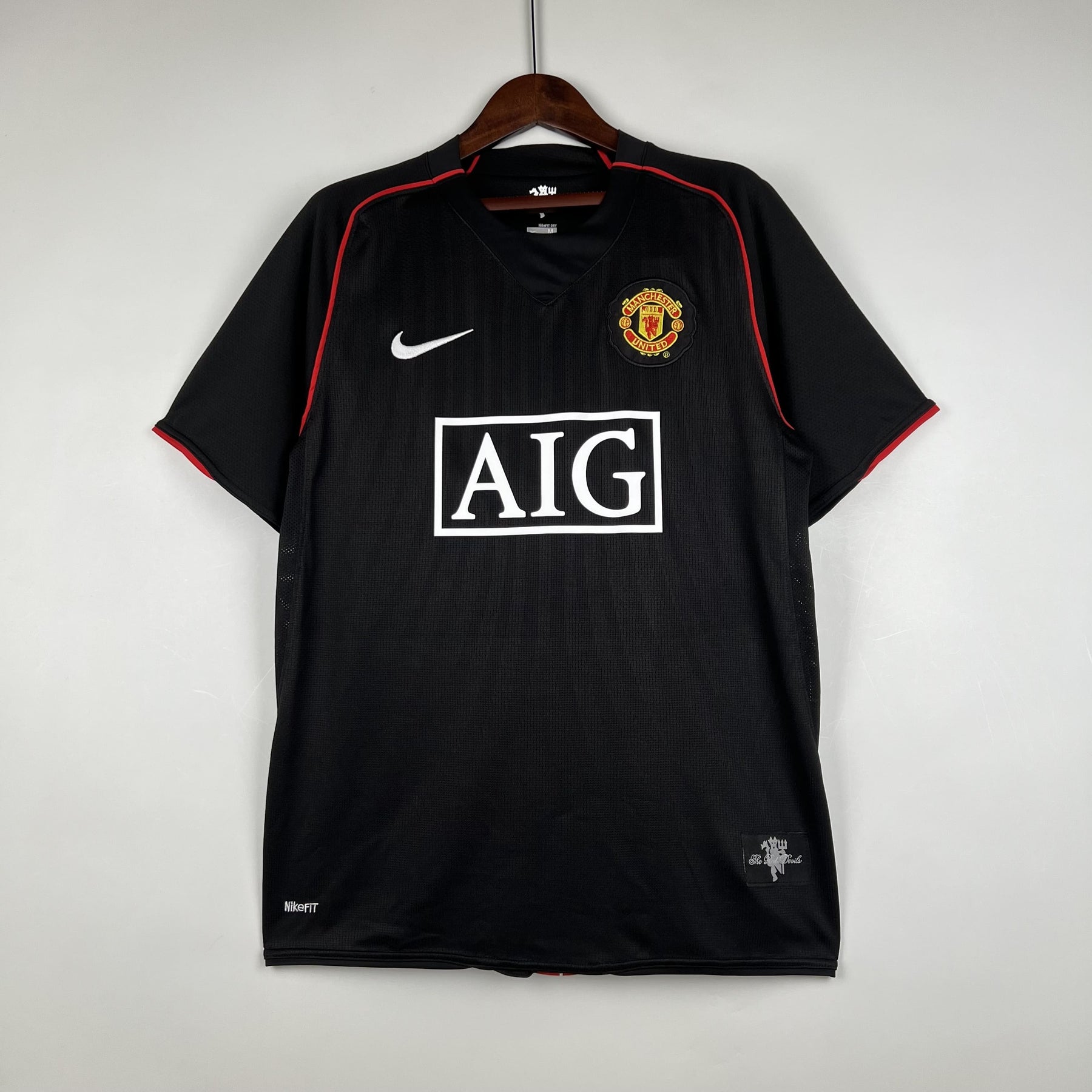 Camisa Retrô Manchester United 2007/08 – Preta | Torcedor Masculina
