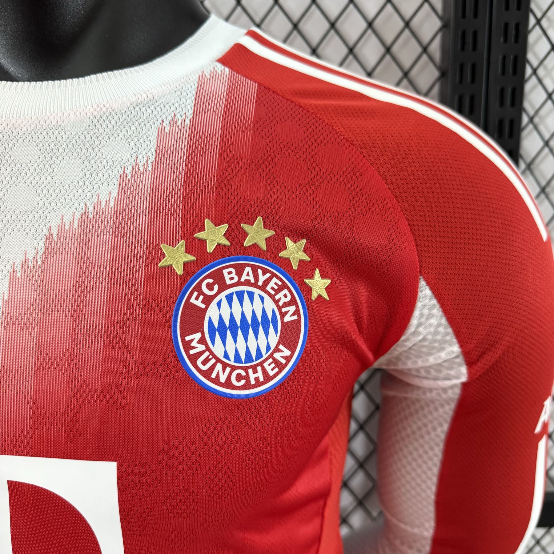 Camisa Bayern de Munique 25/26 – Edição Jogador Home Manga Longa