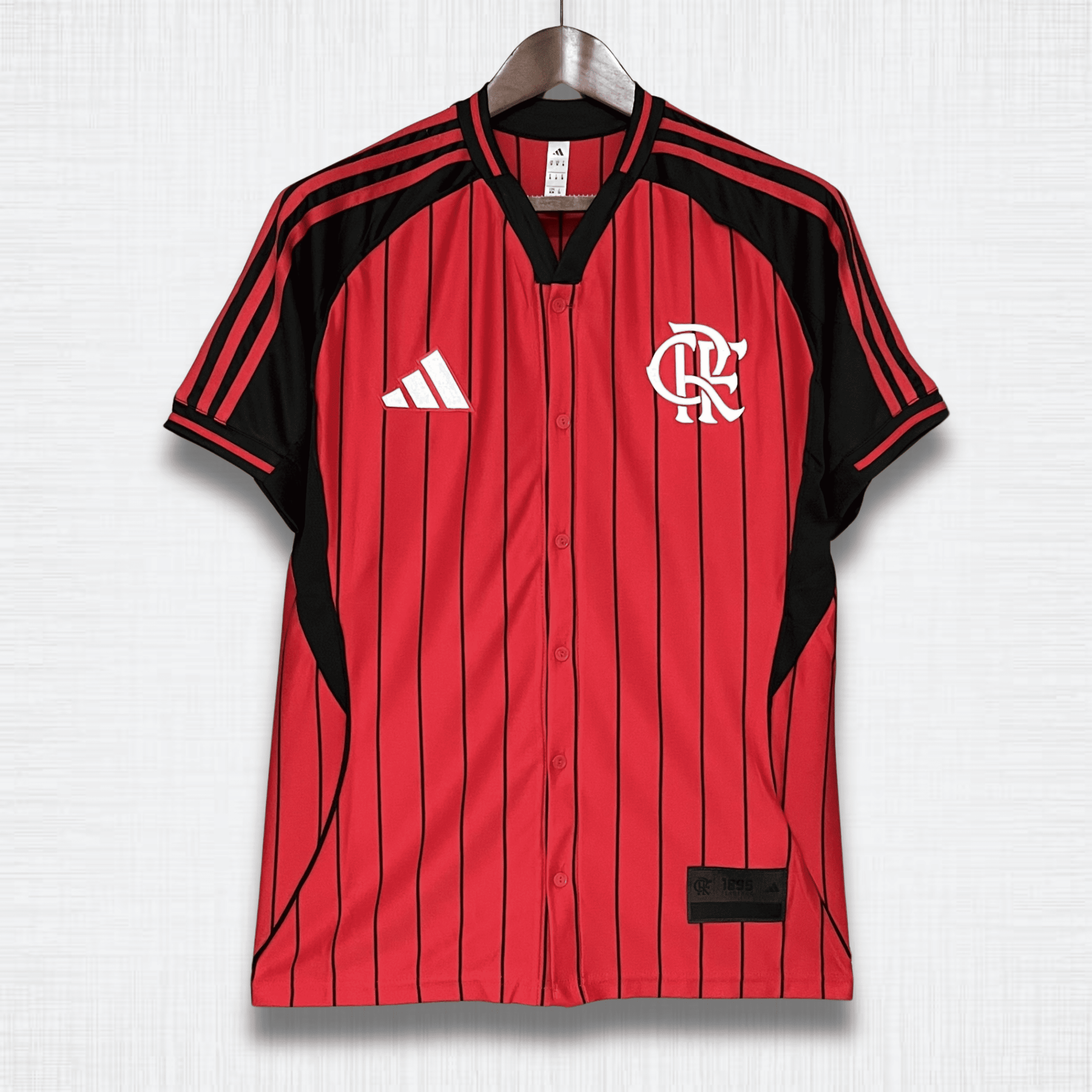 Camisa Flamengo 2025/26 – Adidas Vermelha e Preta