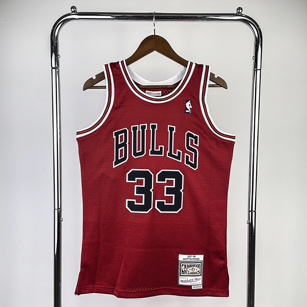 Regata Mitchell & Ness Chicago Bulls 1986-1987 Vermelha