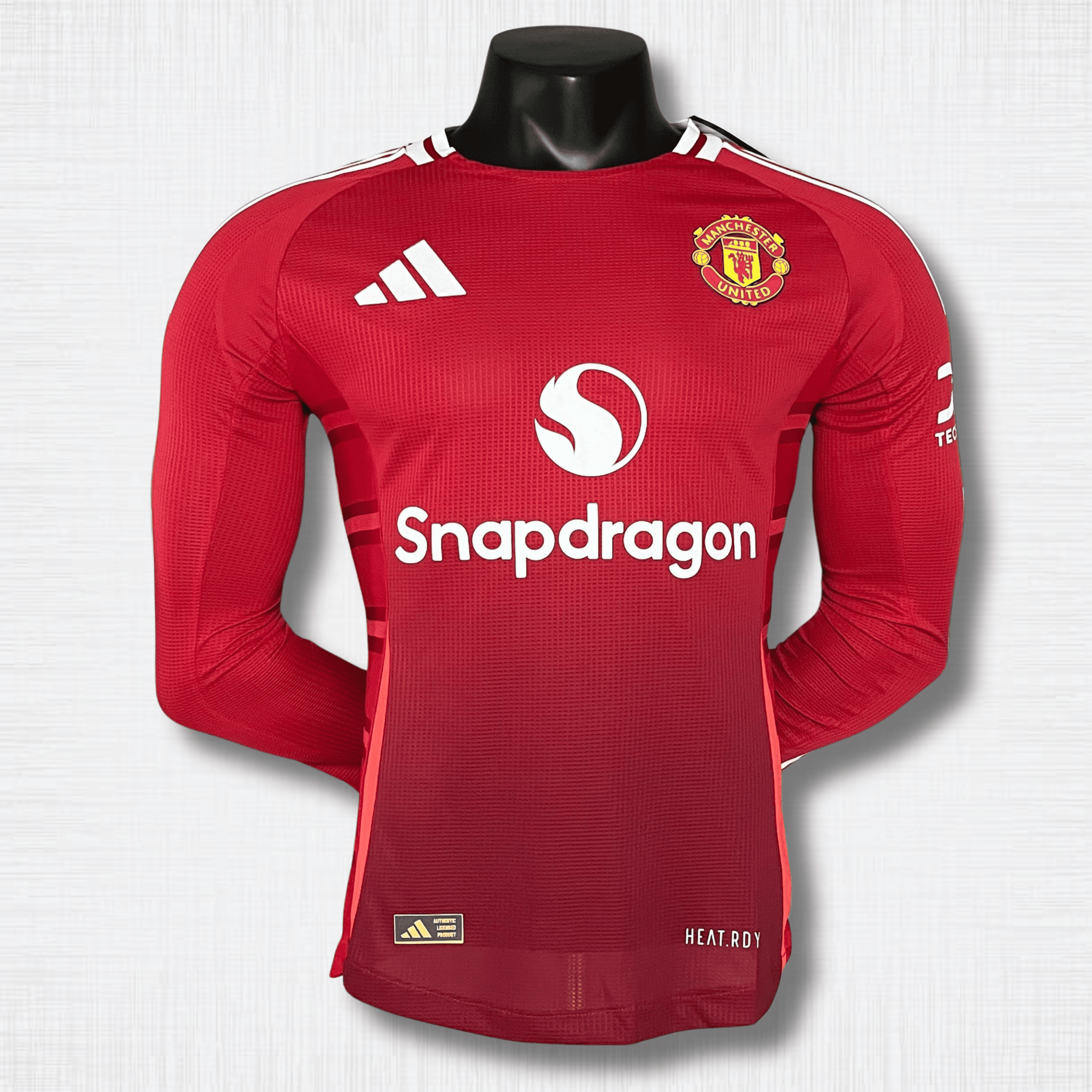 Camisa Manchester United 24/25 – Edição Jogador Home Manga Longa
