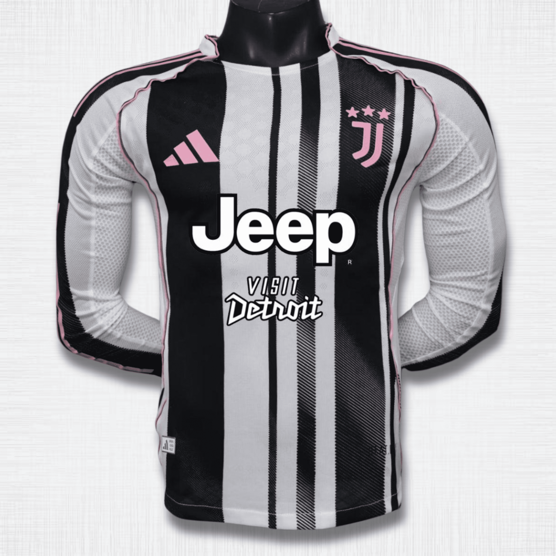 Camisa Juventus 25/26 – Edição Jogador Home Manga Longa