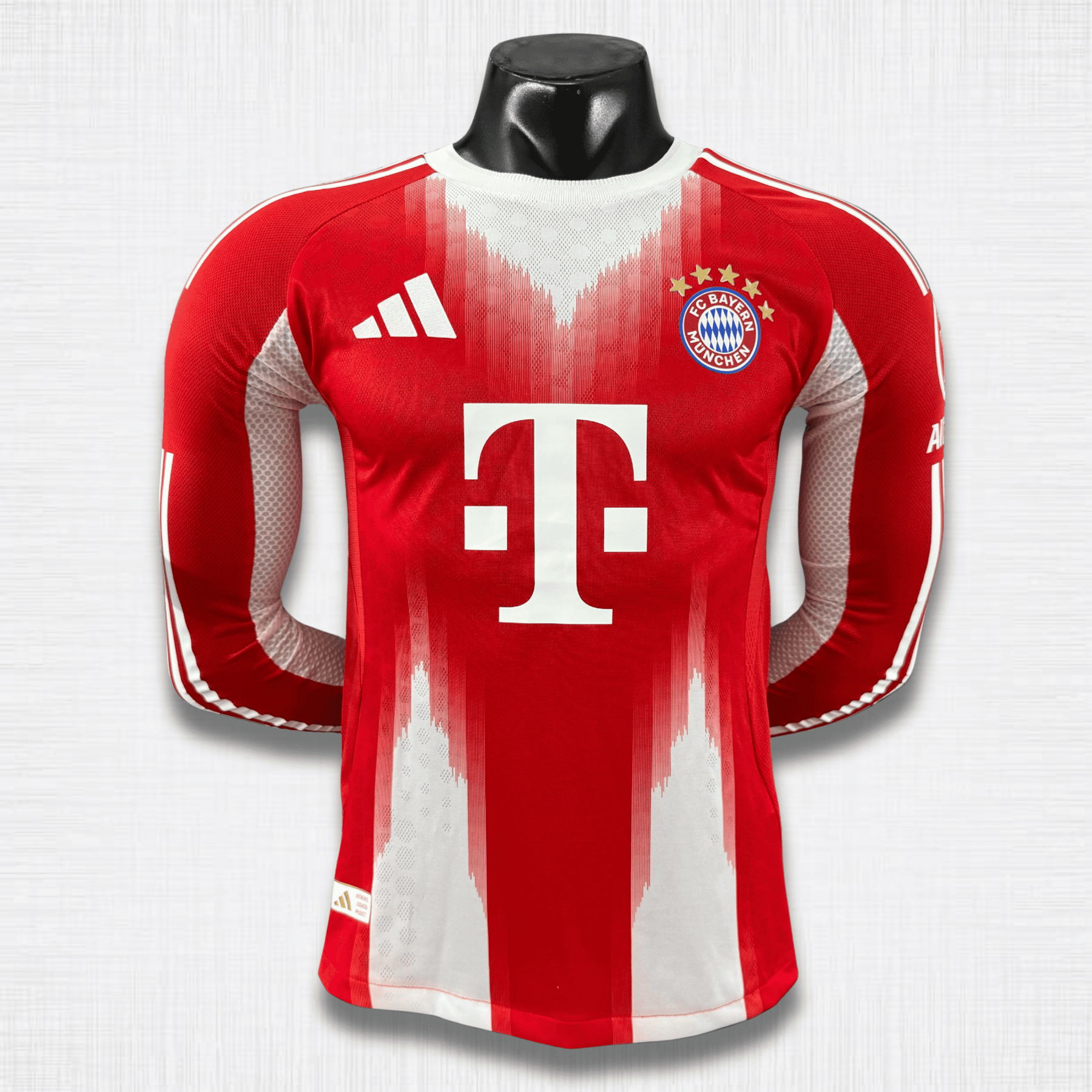 Camisa Bayern de Munique 25/26 – Edição Jogador Home Manga Longa