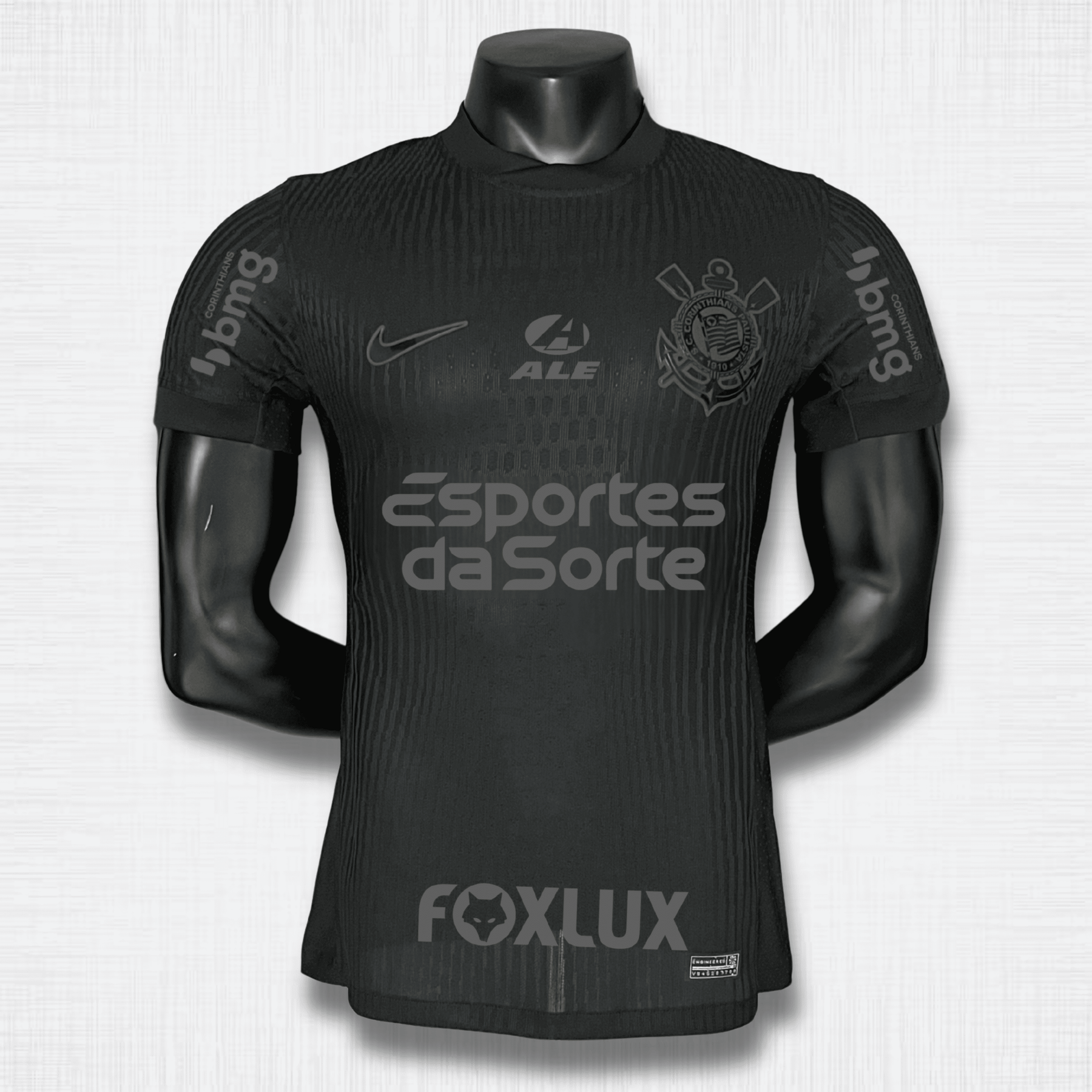 Camisa Corinthians 2024/25 – Edição Jogador – Away com Todos os Patrocínios