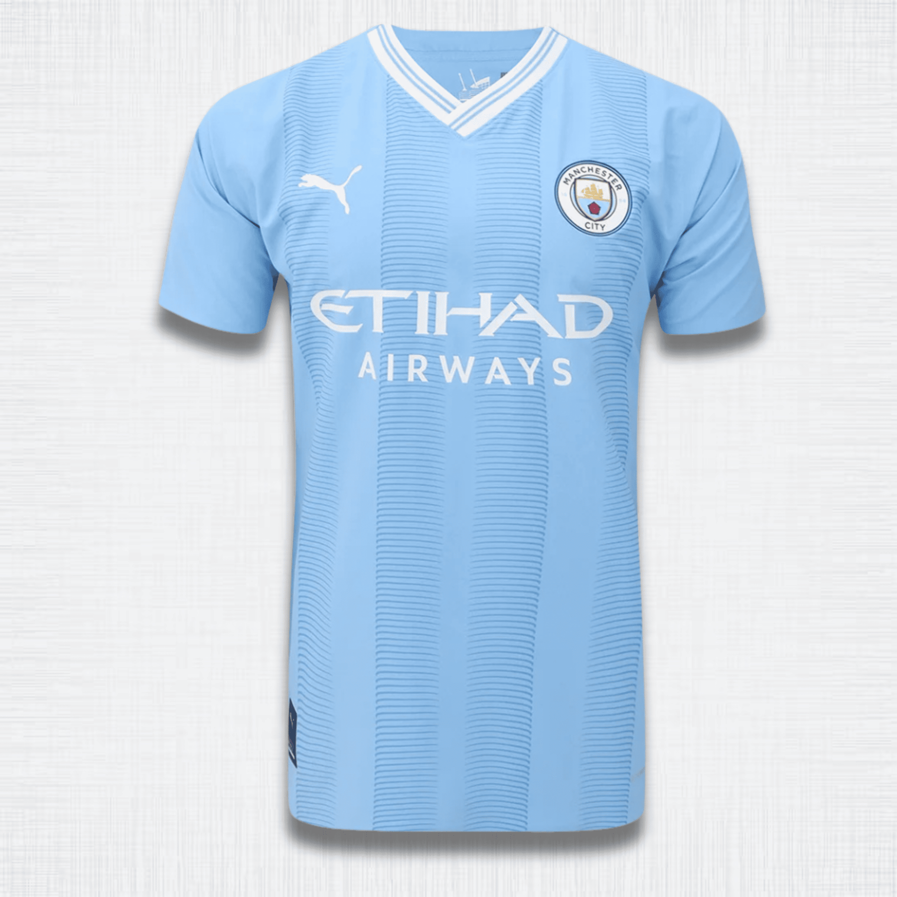 Manchester City 23/24 – Camisa Torcedor Azul Clássica