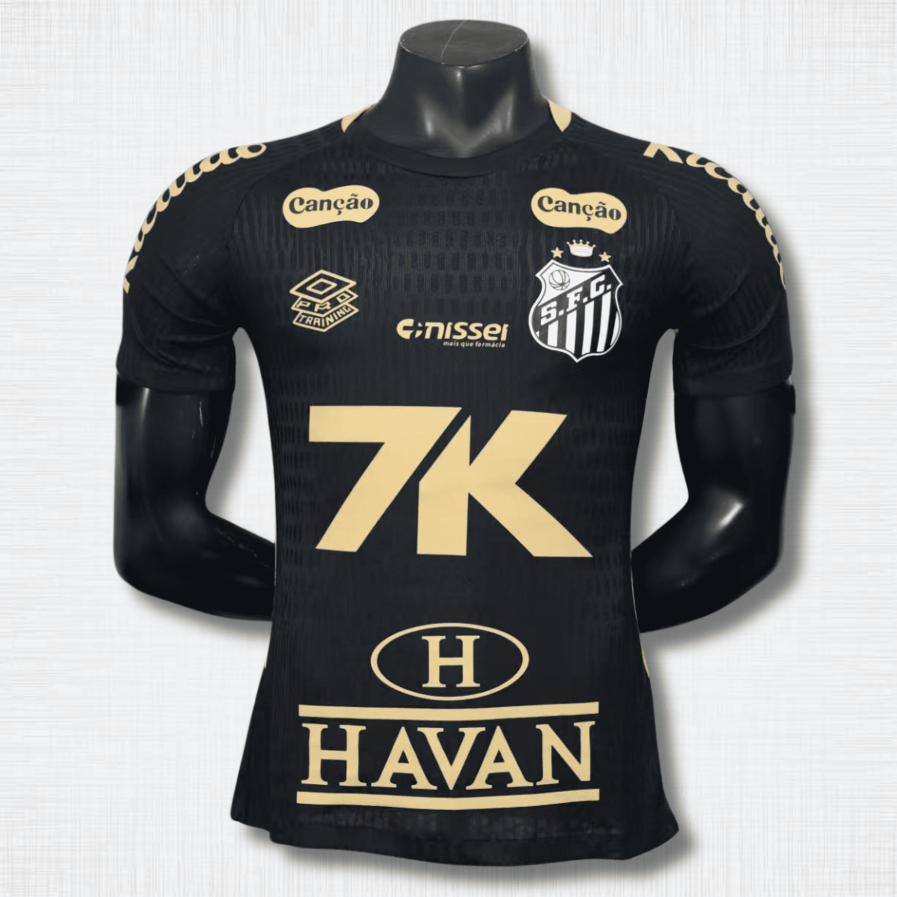 Camisa Santos 25/26 – Edição Jogador Especial com Todos os Patrocínios