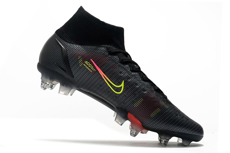 Chuteira Nike Mercurial Superfly VIII Elite SG-Pro Anti-Clog – Preta Profissional Campo