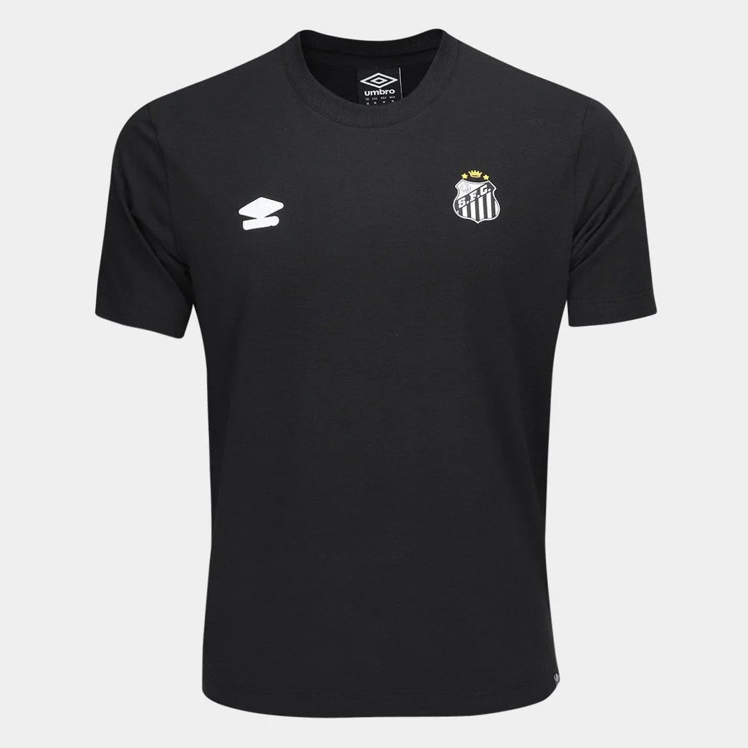 Camisa Santos 25/26 Concentração Umbro Masculina - Preto