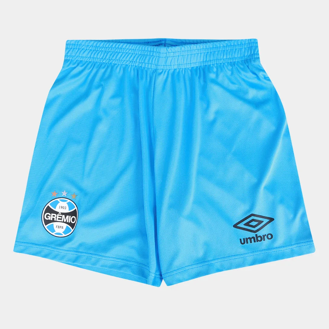 Kit Camisa Infantil Grêmio II 25/26 s/n Torcedor Umbro - Azul