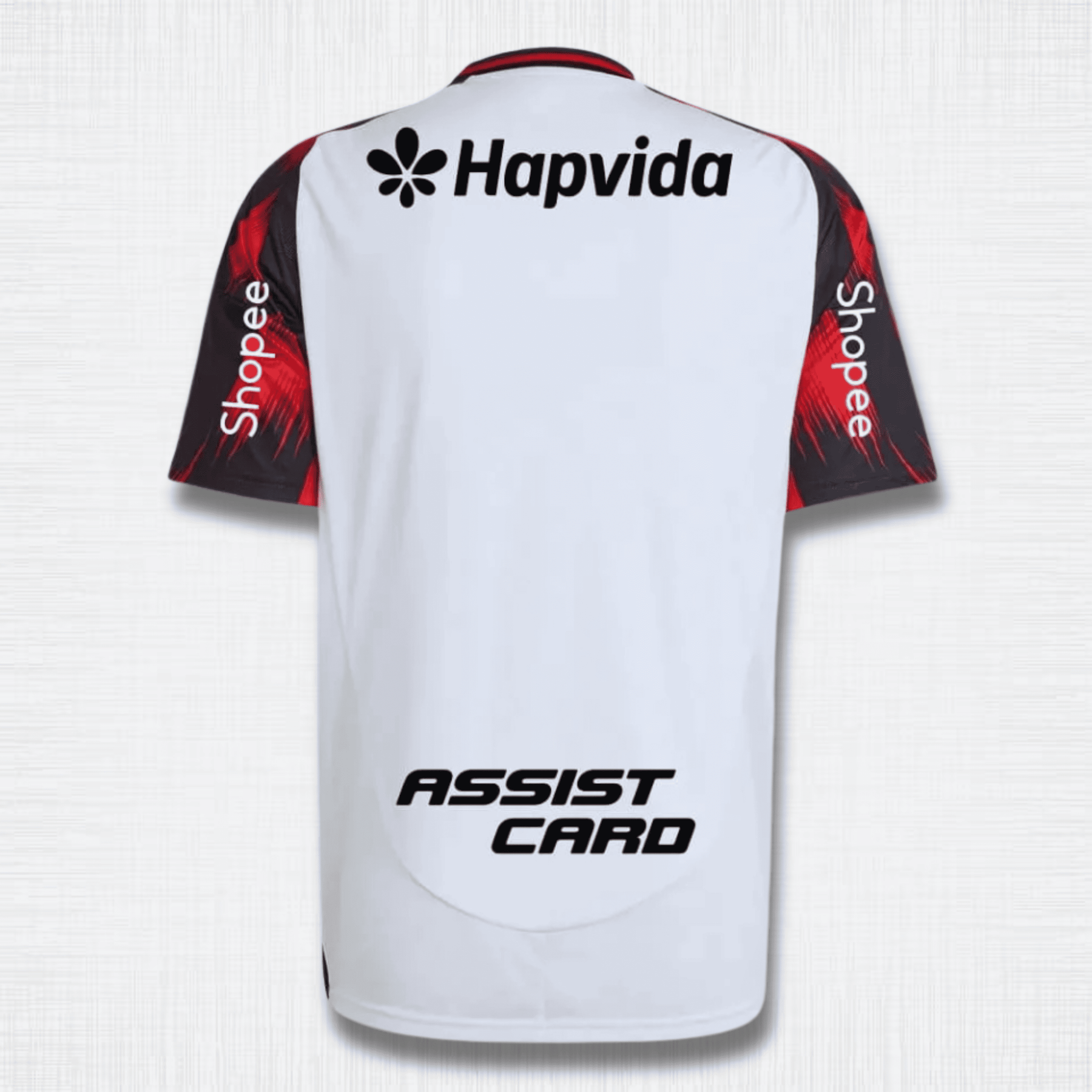 Camisa Flamengo 25/26 II Torcedor – Todos os Patrocínios Branca