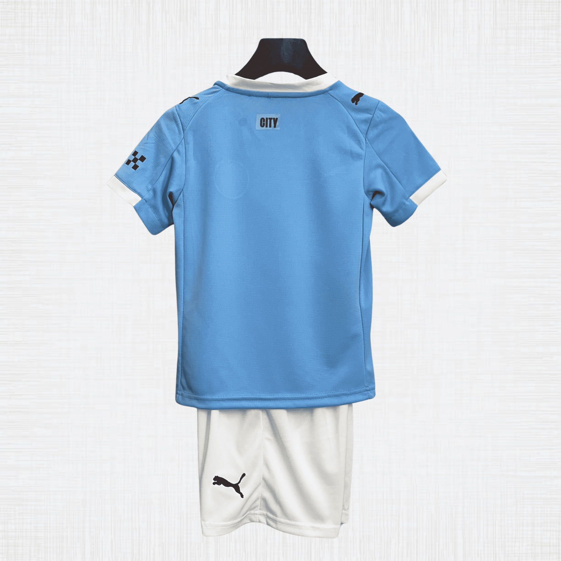 Kit Infantil Manchester City 25/26 – Uniforme Titular Home