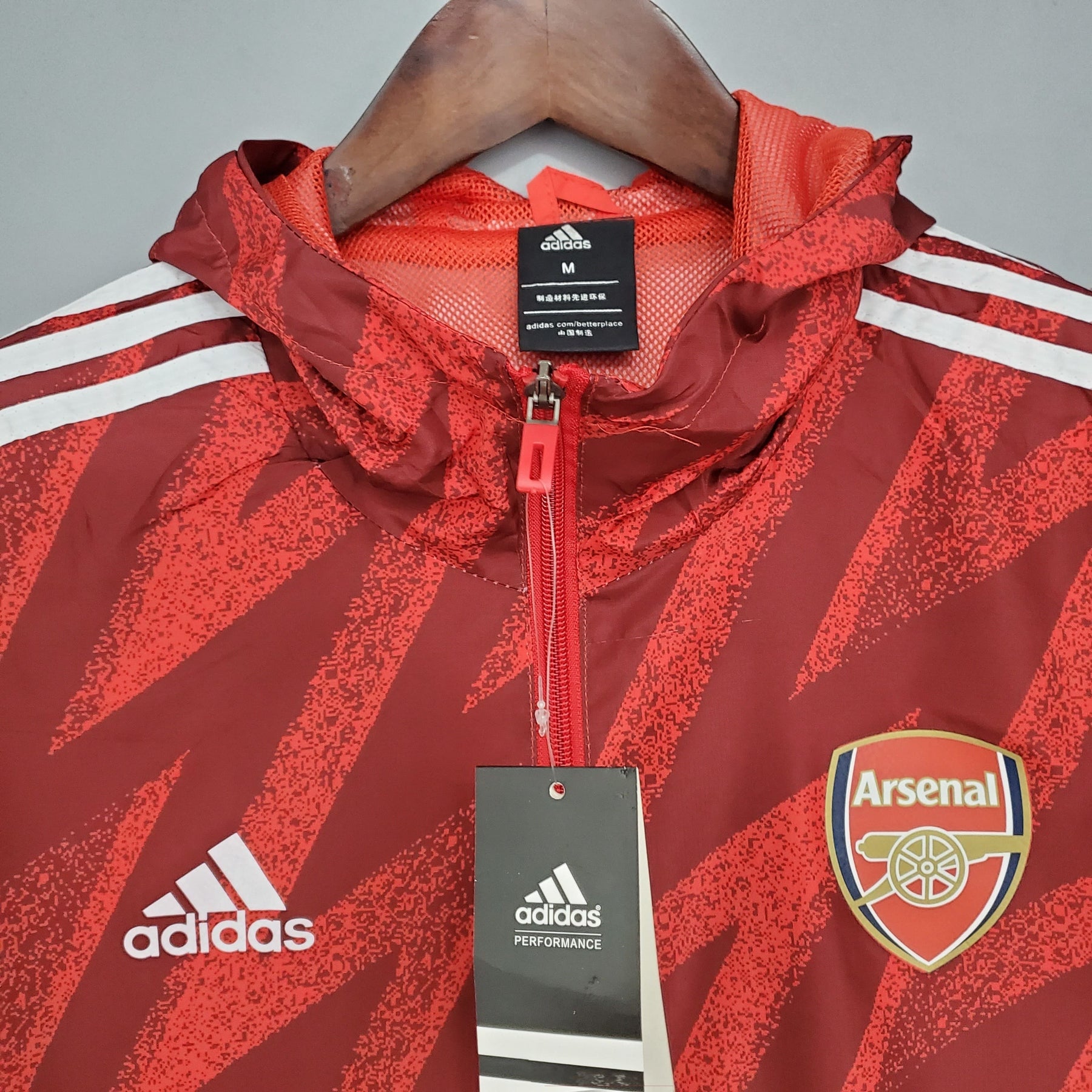 Corta-Vento Arsenal 21/22 – Vermelho