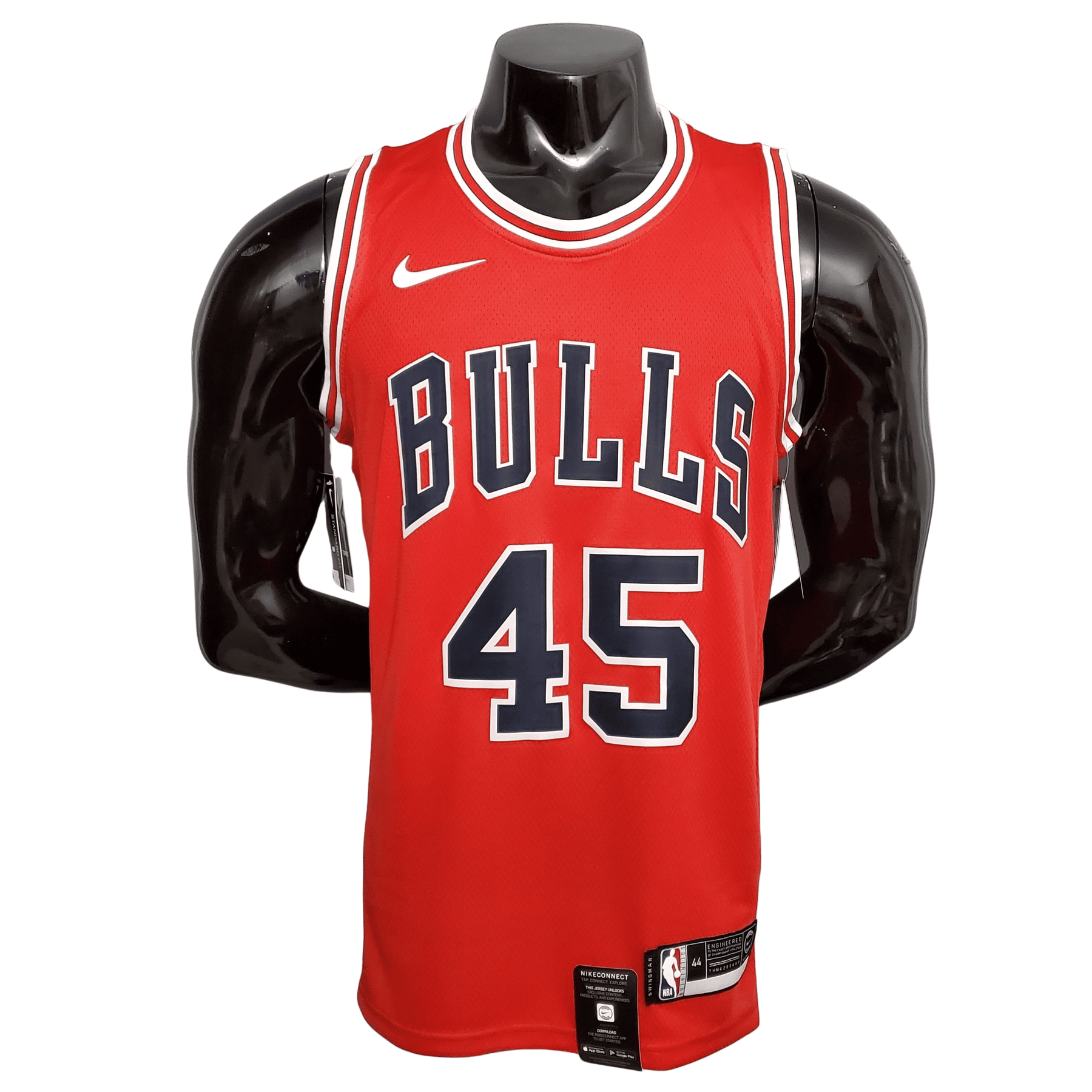 Camisa NBA Chicago Bulls Jordan #45 Vermelha