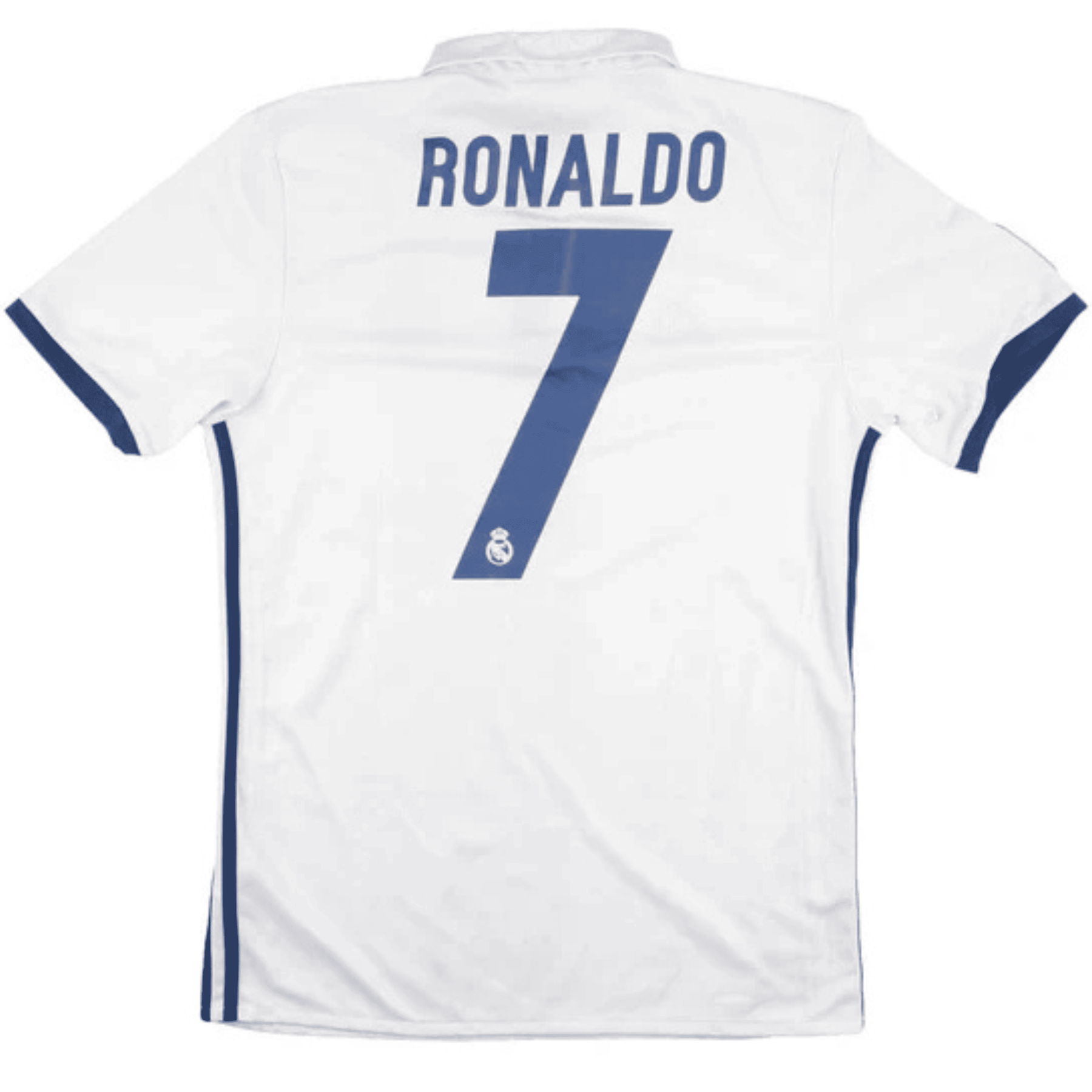 Camisa Retrô Real Madrid 2016/17 – Home Personalizada Ronaldo 7 Masculina Adidas