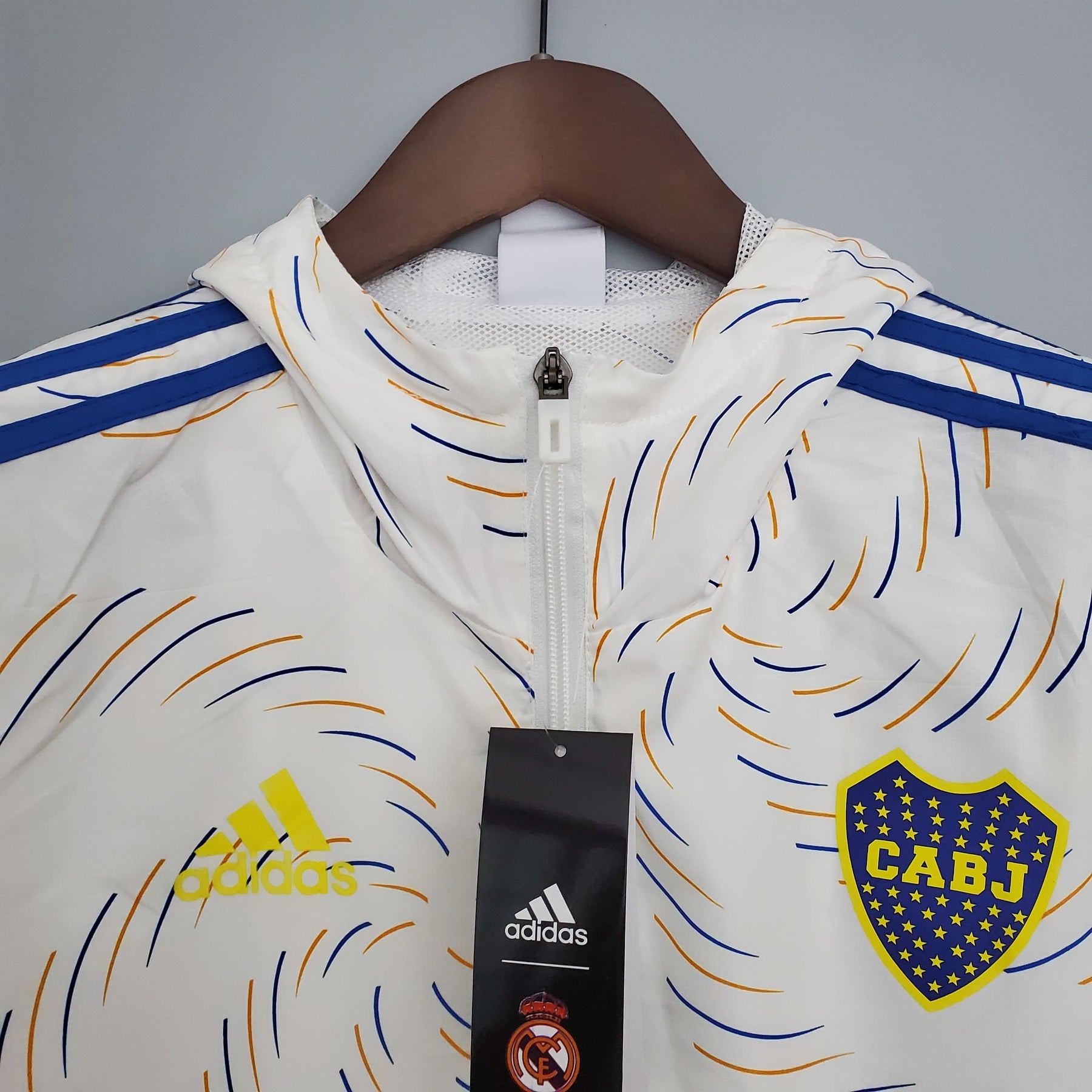 Corta-Vento Boca Juniors – Branco