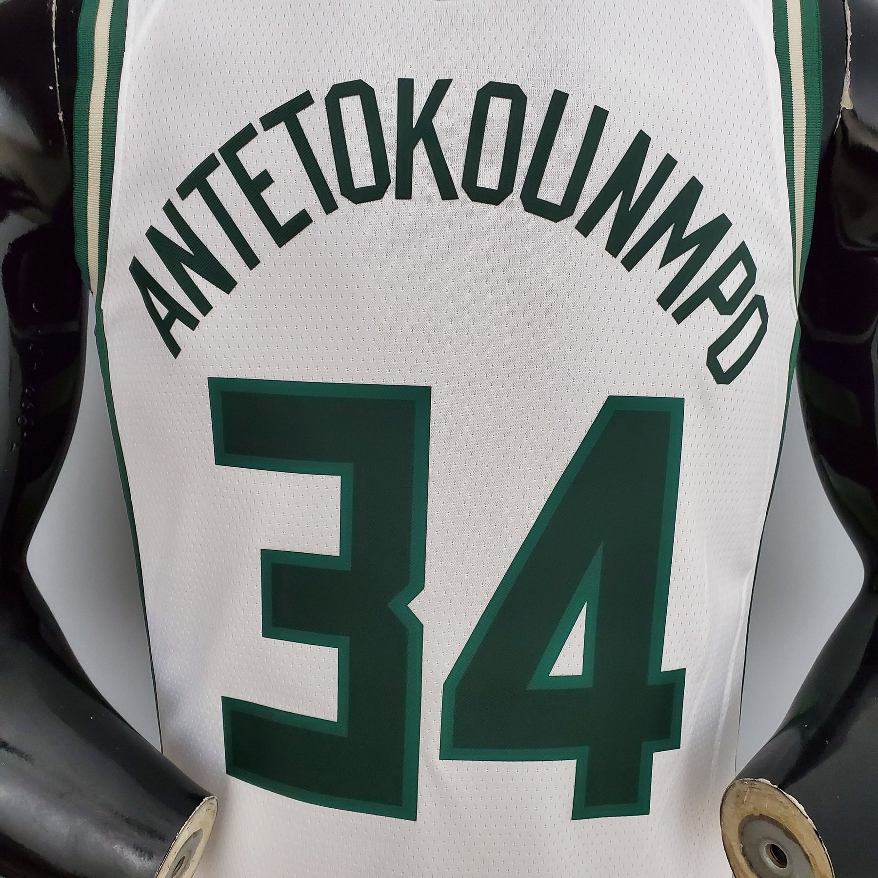 Camisa Milwaukee Bucks Giannis Antetokounmpo #34 Branca 2022 NBA