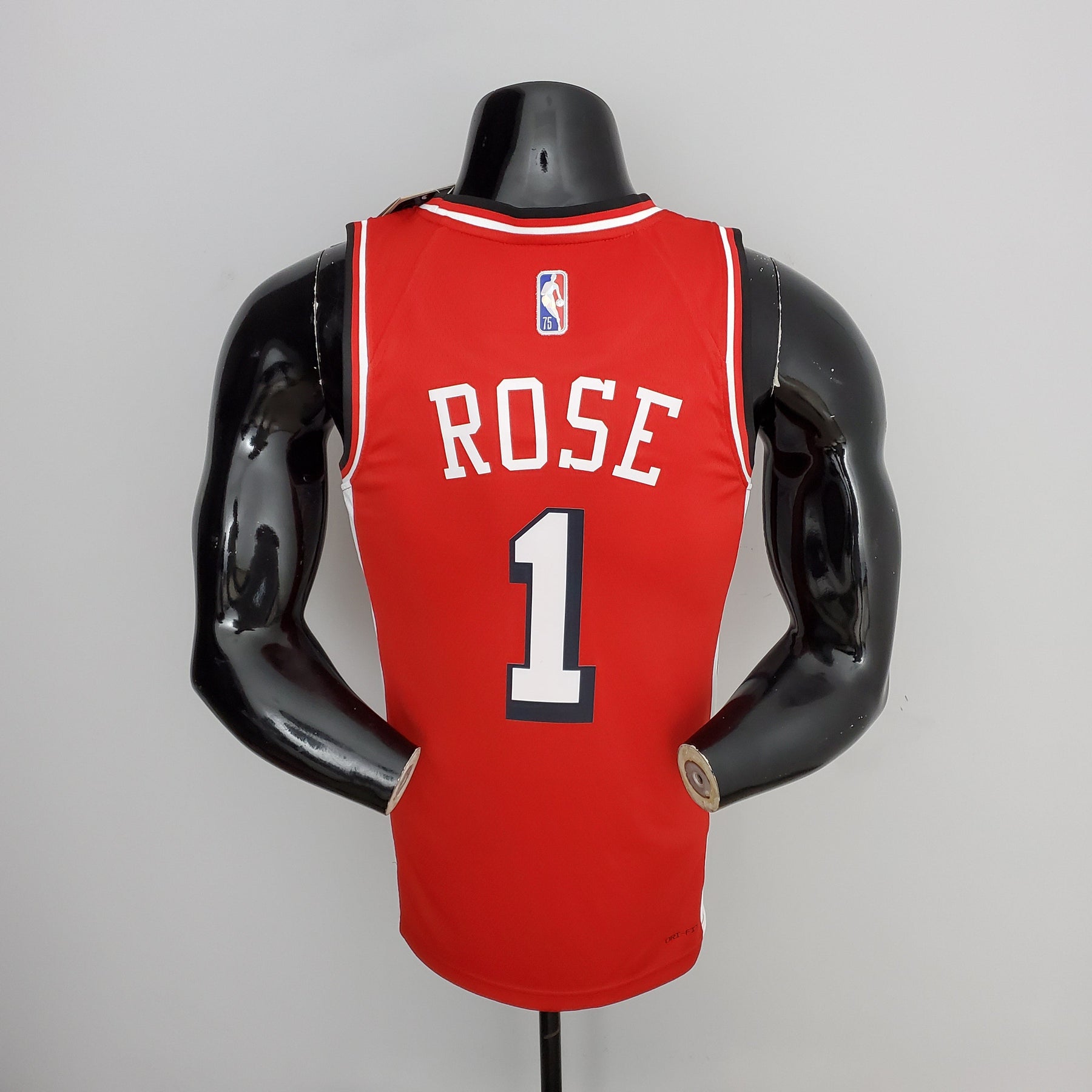 Camisa NBA Chicago Bulls #1 Rose - 75° Aniversário Red