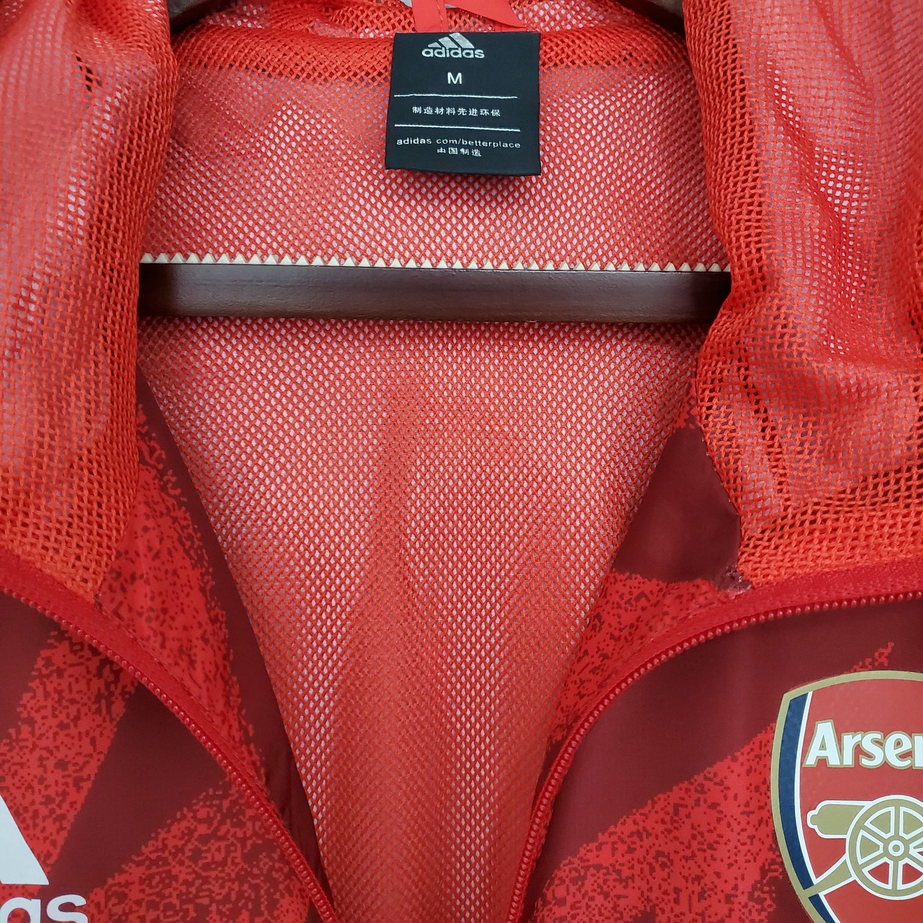 Corta-Vento Arsenal 21/22 – Vermelho