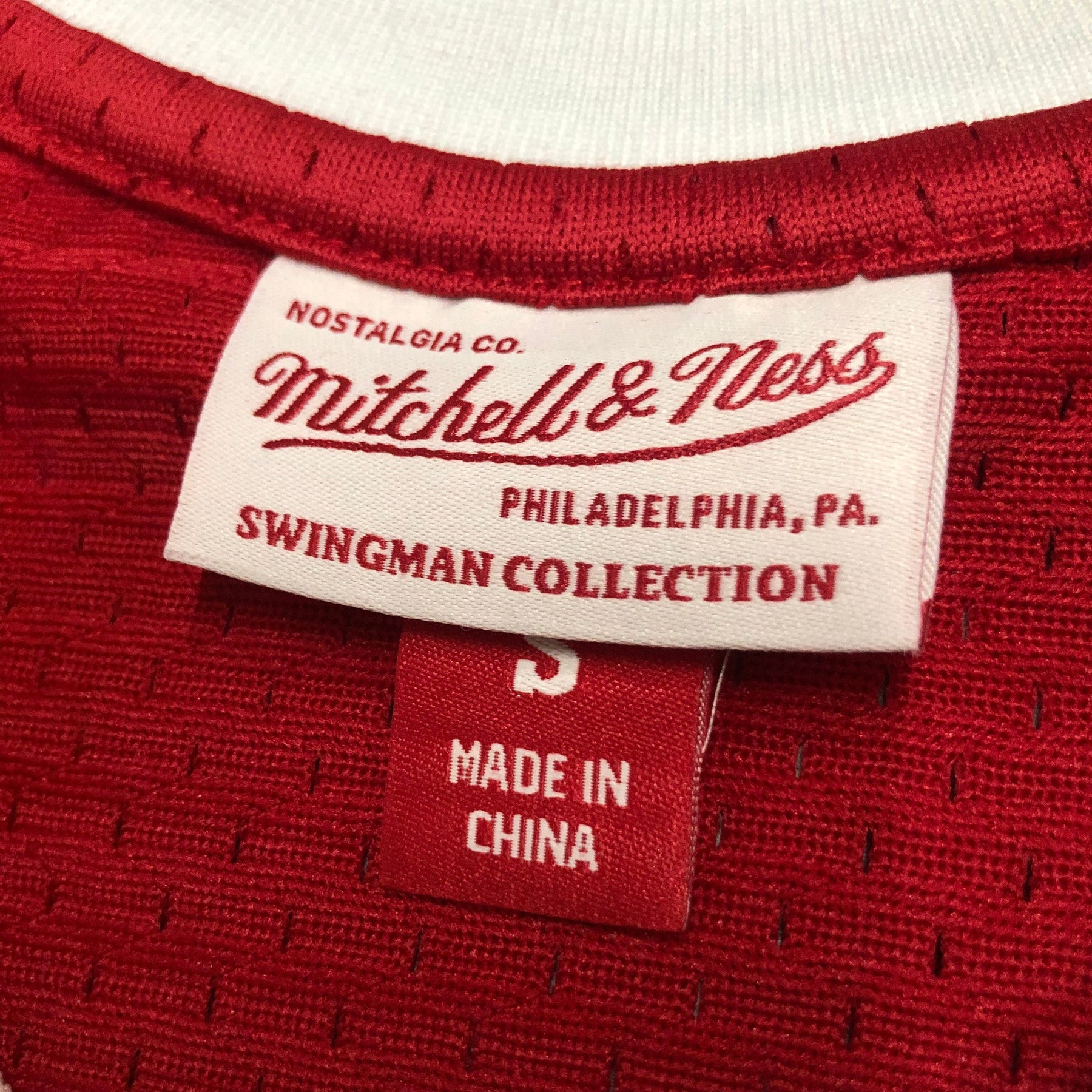 Regata Mitchell & Ness Chicago Bulls 1986-1987 Vermelha