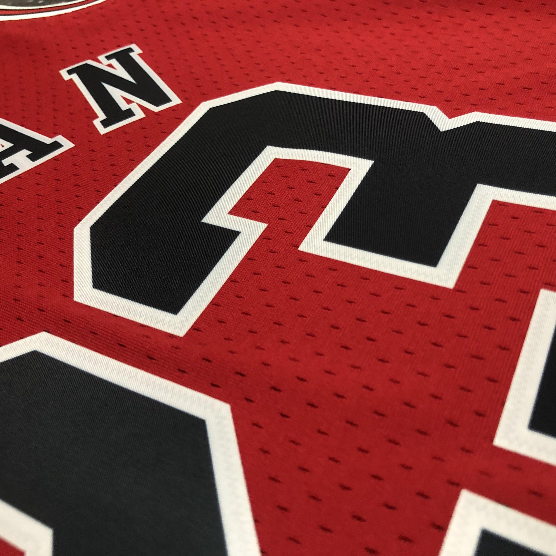 Regata Mitchell & Ness Chicago Bulls 1986-1987 Vermelha
