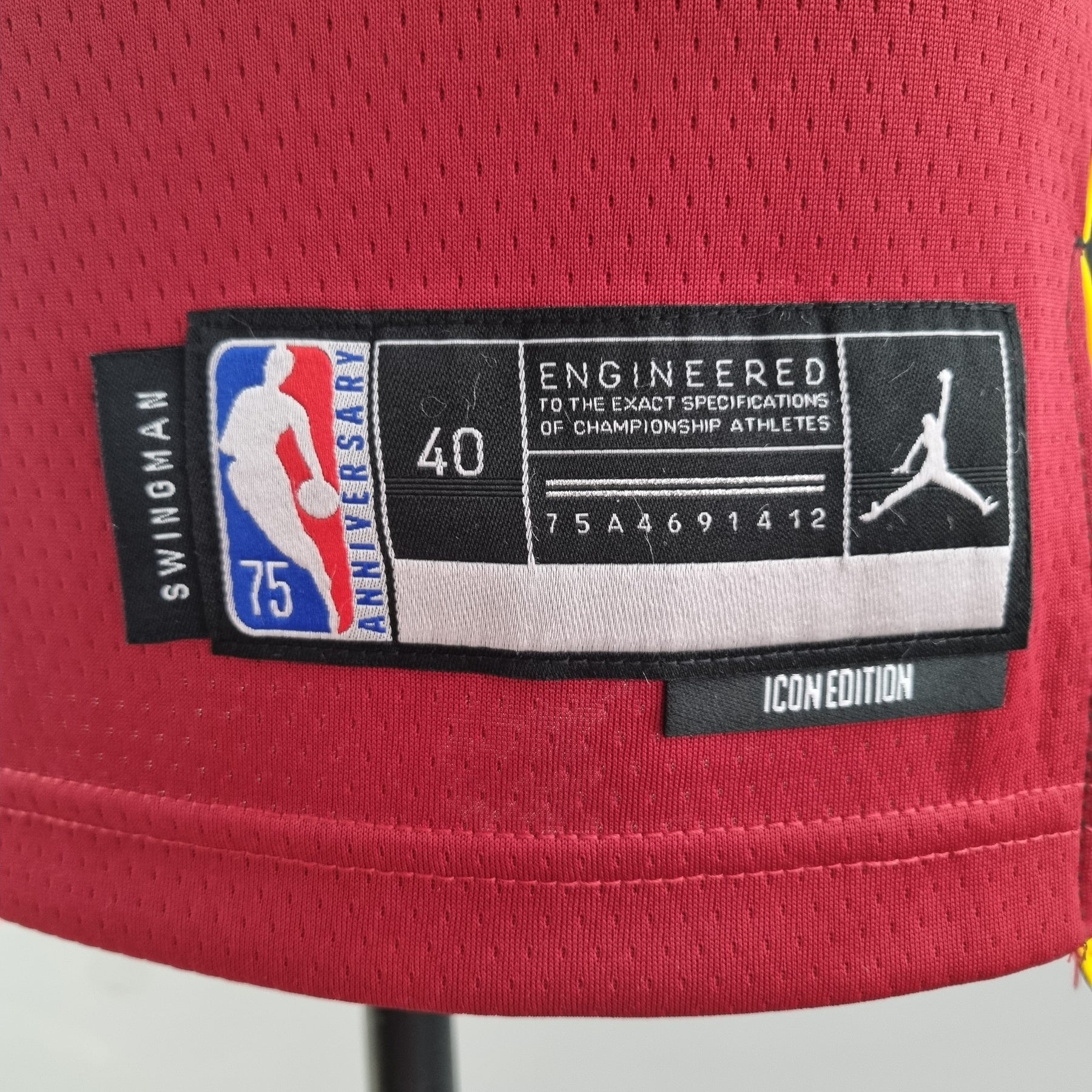 Camisa NBA Miami Heat #13 Adebayo - 75° Aniversário Red