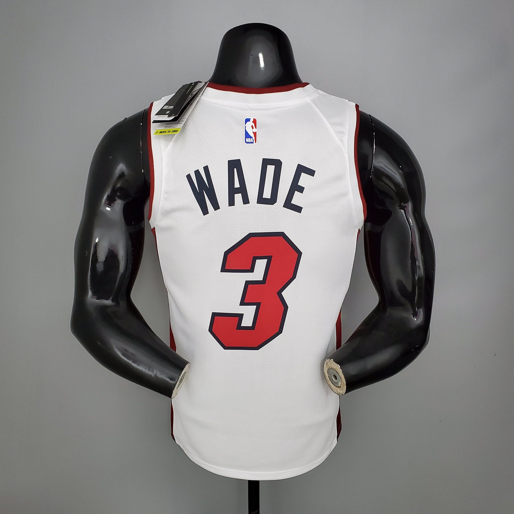 Camisa NBA Miami Heat #3 Wade - 75° Aniversário White