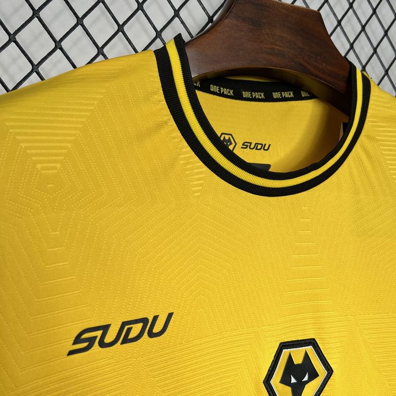 Camisa Wolves I 24/25 Castore - Amarelo