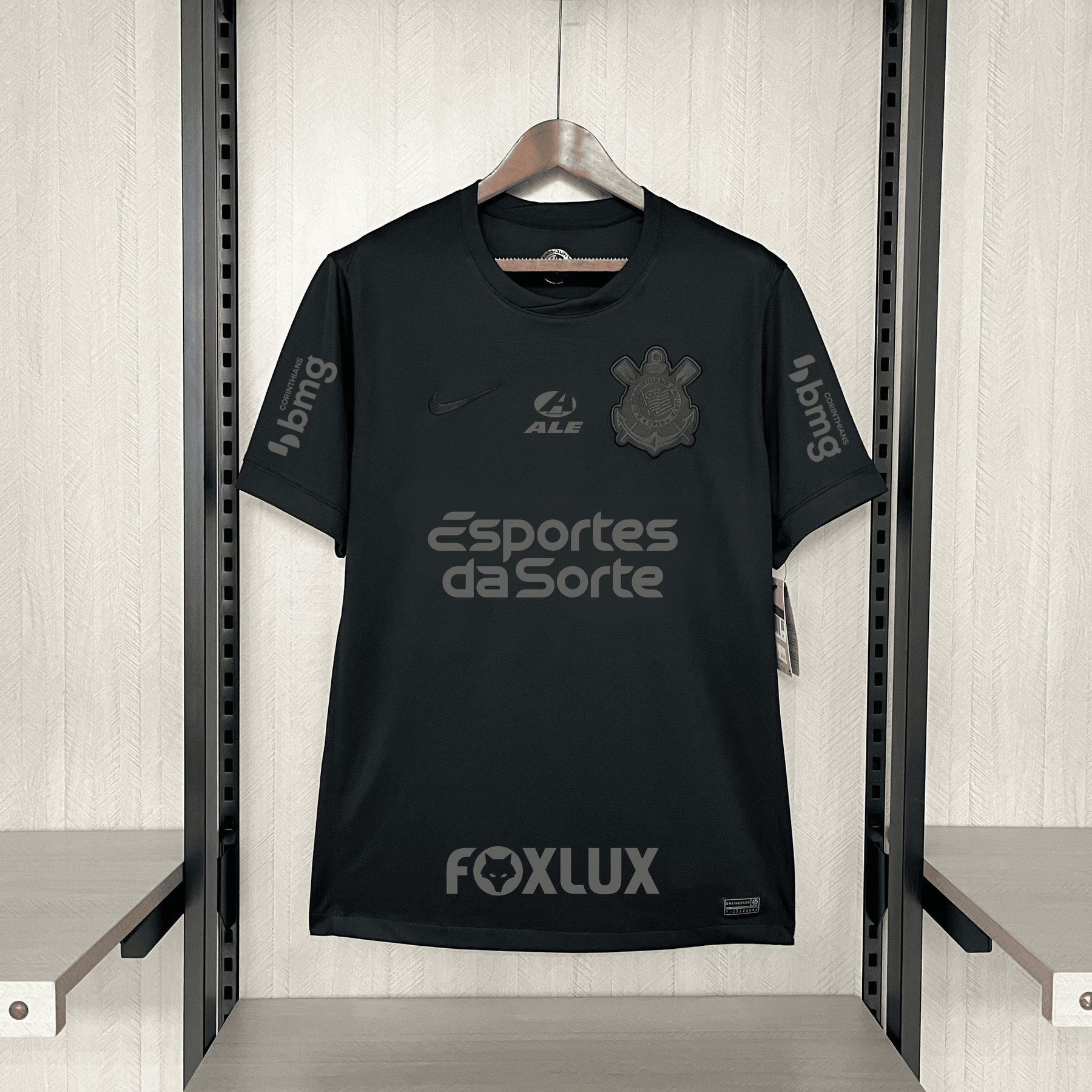 Camisa Corinthians 2024/25 – Modelo Away com Todos os Patrocínios
