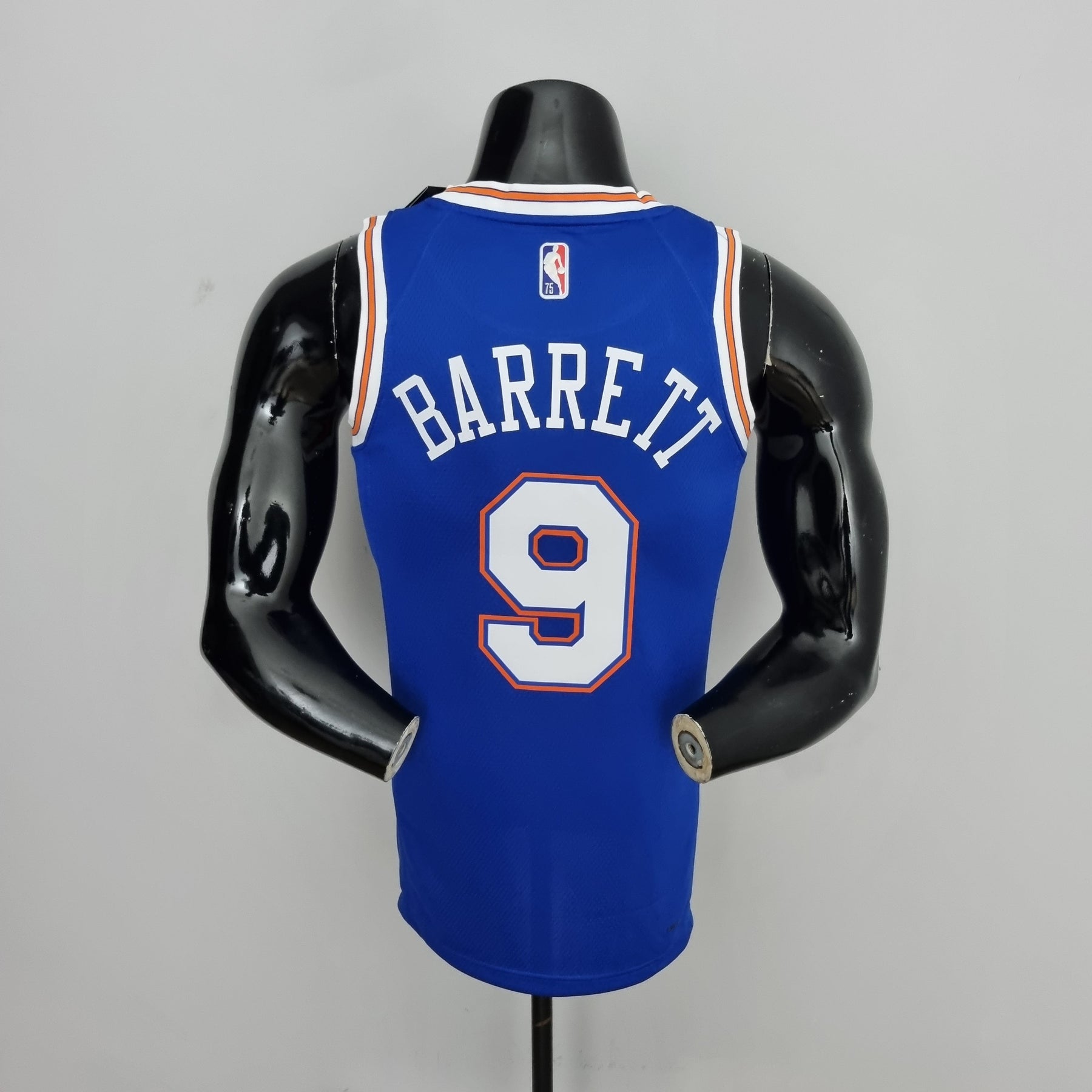 Camisa NBA NY Knicks #9 Barret - 75° Aniversário Limited Blue