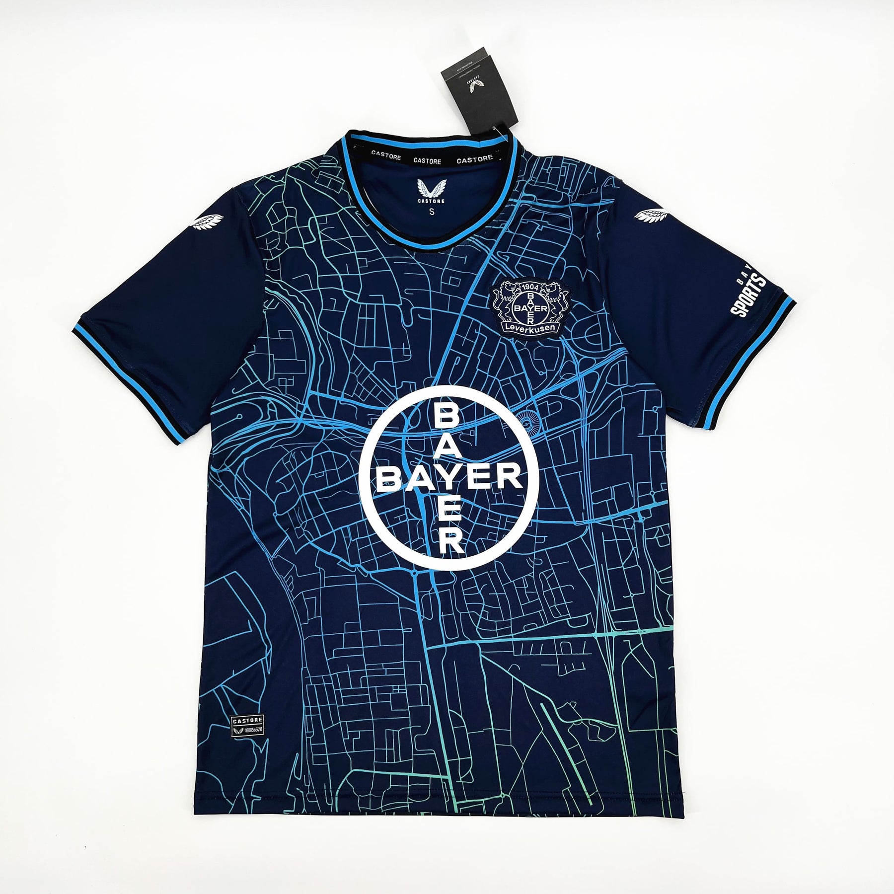 Camisa Bayer 04 Leverkusen 2024/25 – Azul Torcedor Masculina