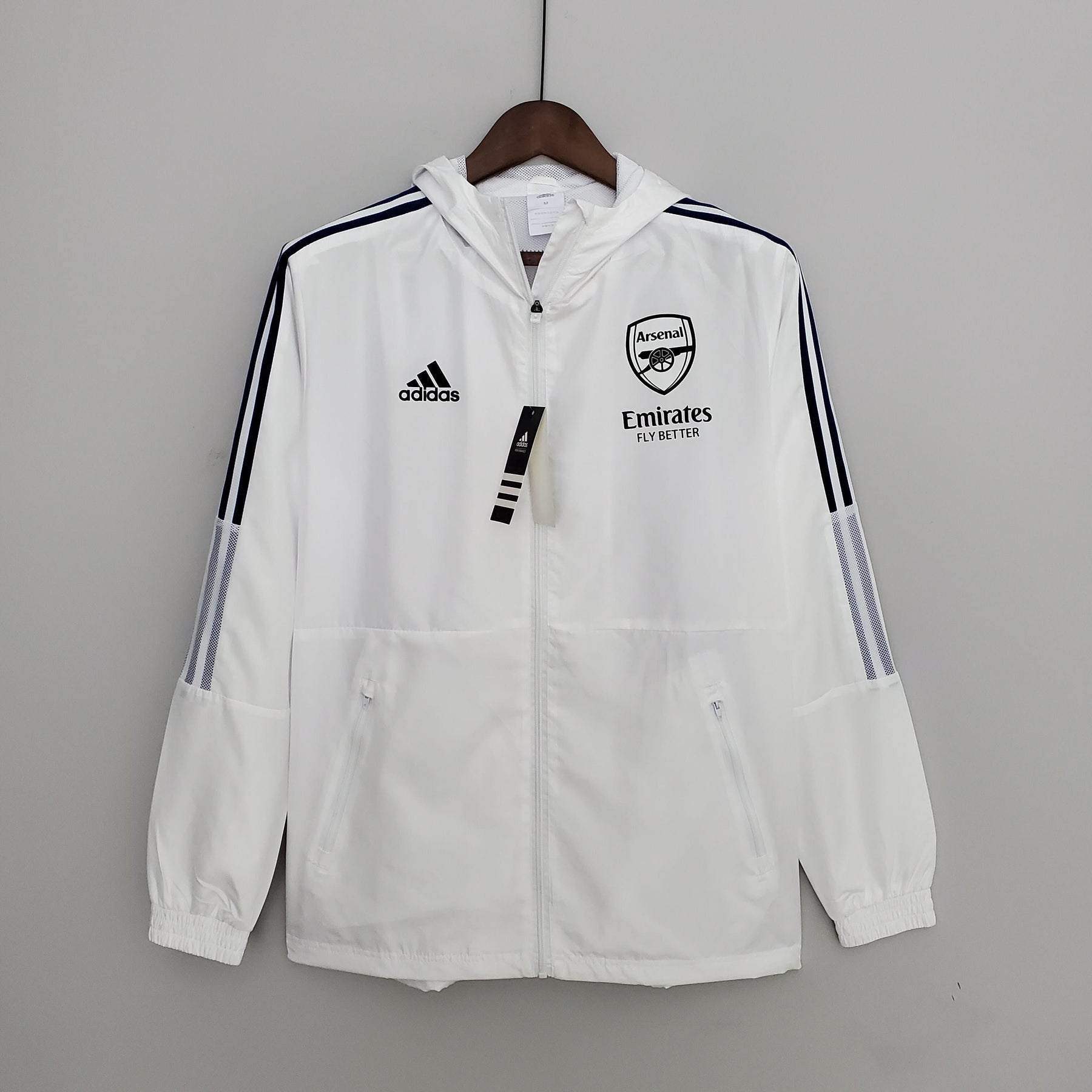 Corta-Vento Arsenal 2022 – Branco Masculino