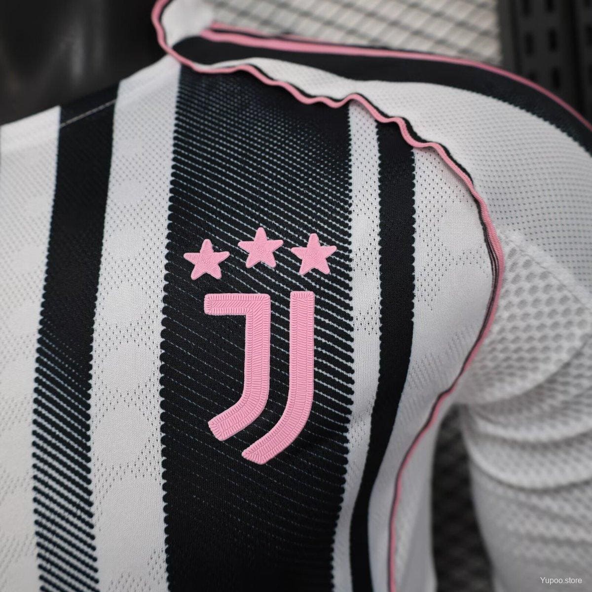 Camisa Juventus 25/26 – Edição Jogador Home Manga Longa