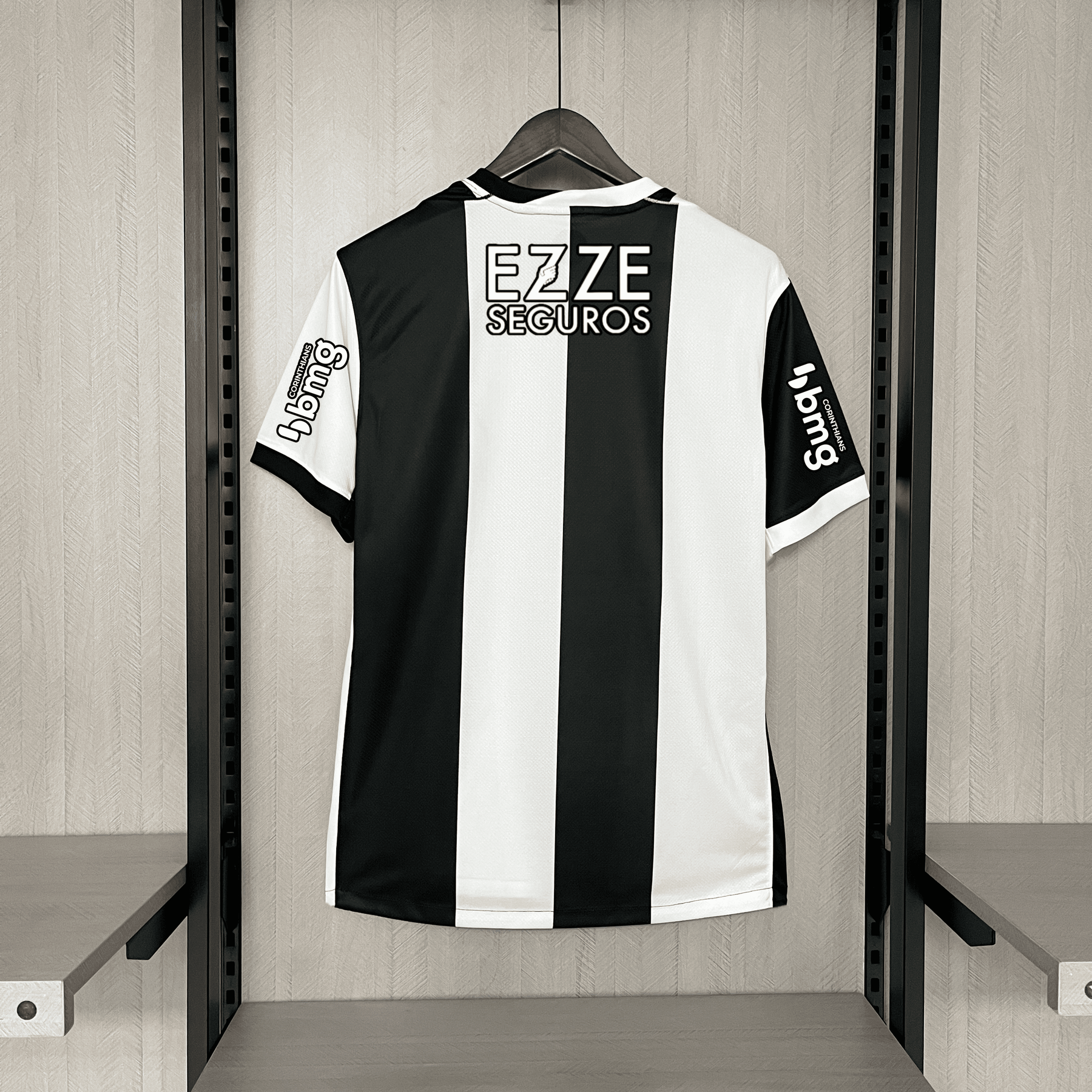 Camisa Corinthians 2024/25 – Modelo III Torcedor com Todos os Patrocínios