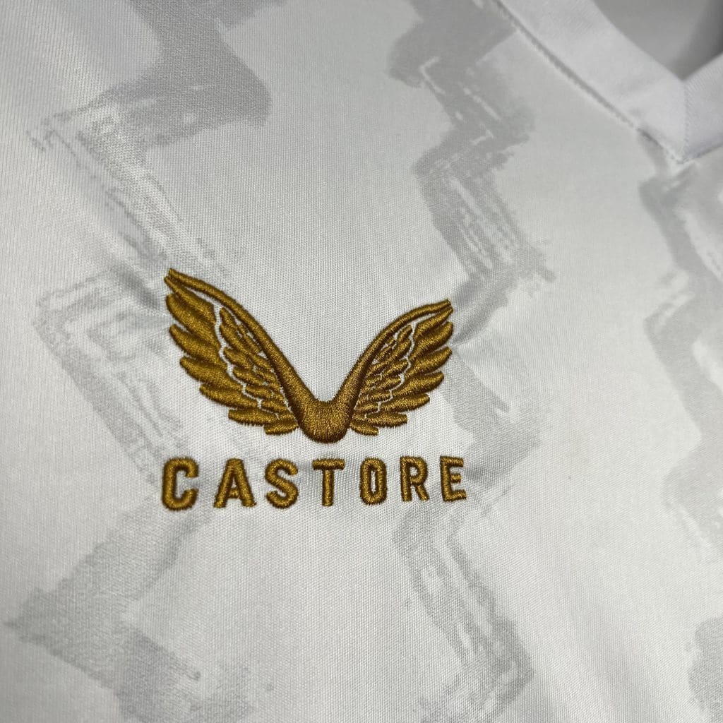 Camisa Bayer 04 Leverkusen 2024/25 – Away Castore Torcedor Branca Masculina