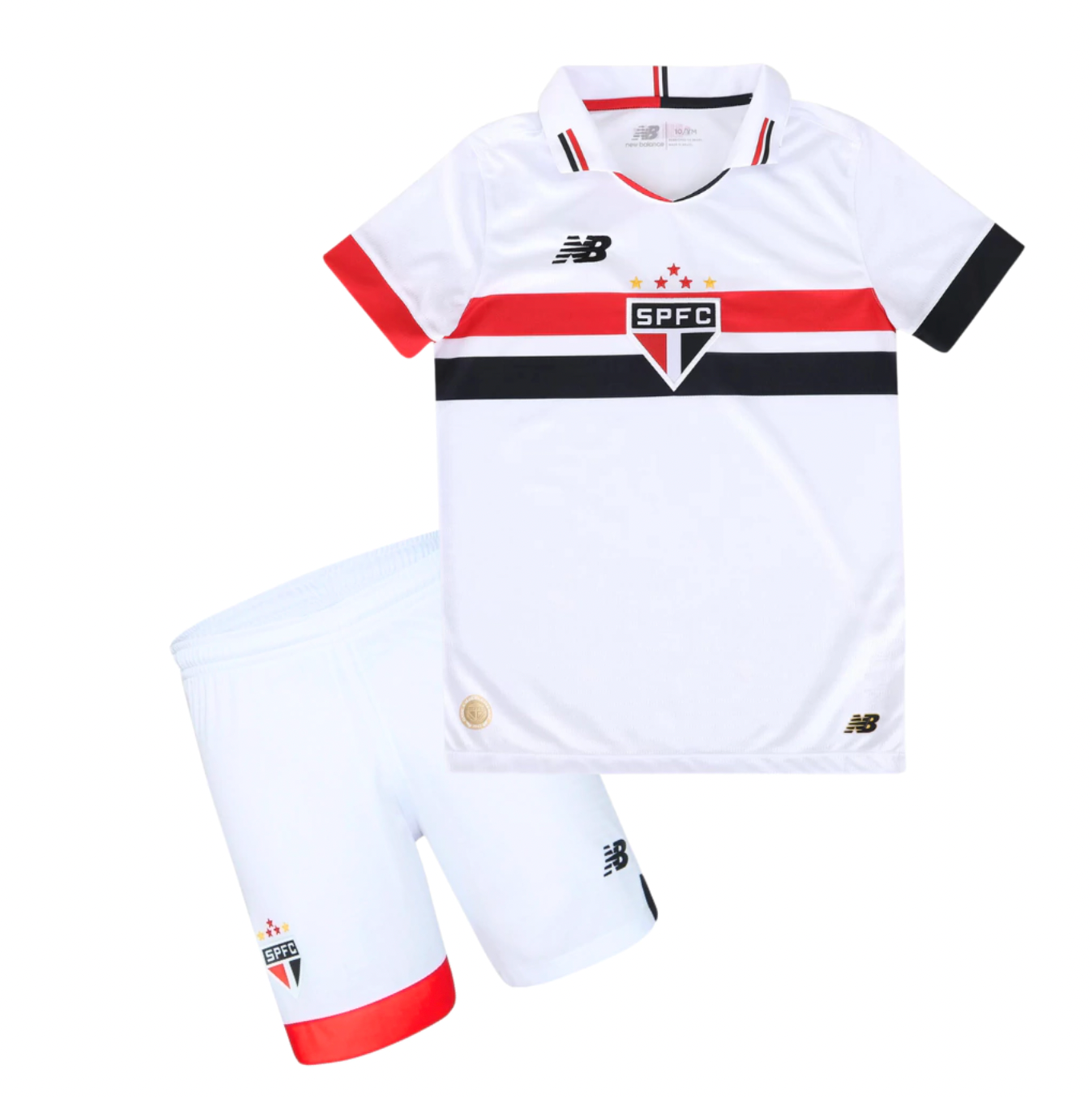 Conjunto Infantil São Paulo l 2024/25 Branco - Modelo Torcedor