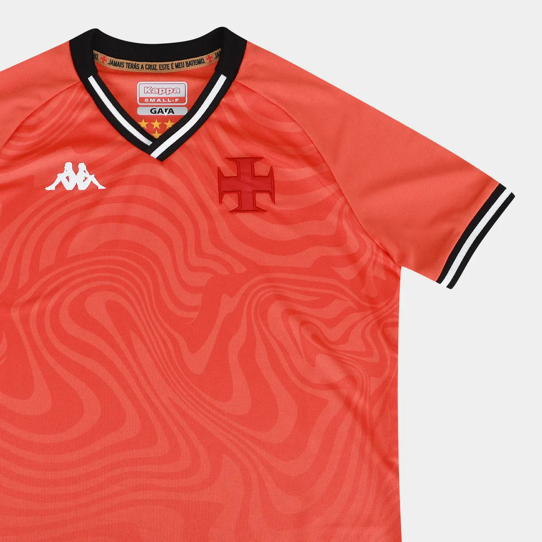 Camisa Vasco 25/26 s/n Goleiro Kappa Feminina - Laranja
