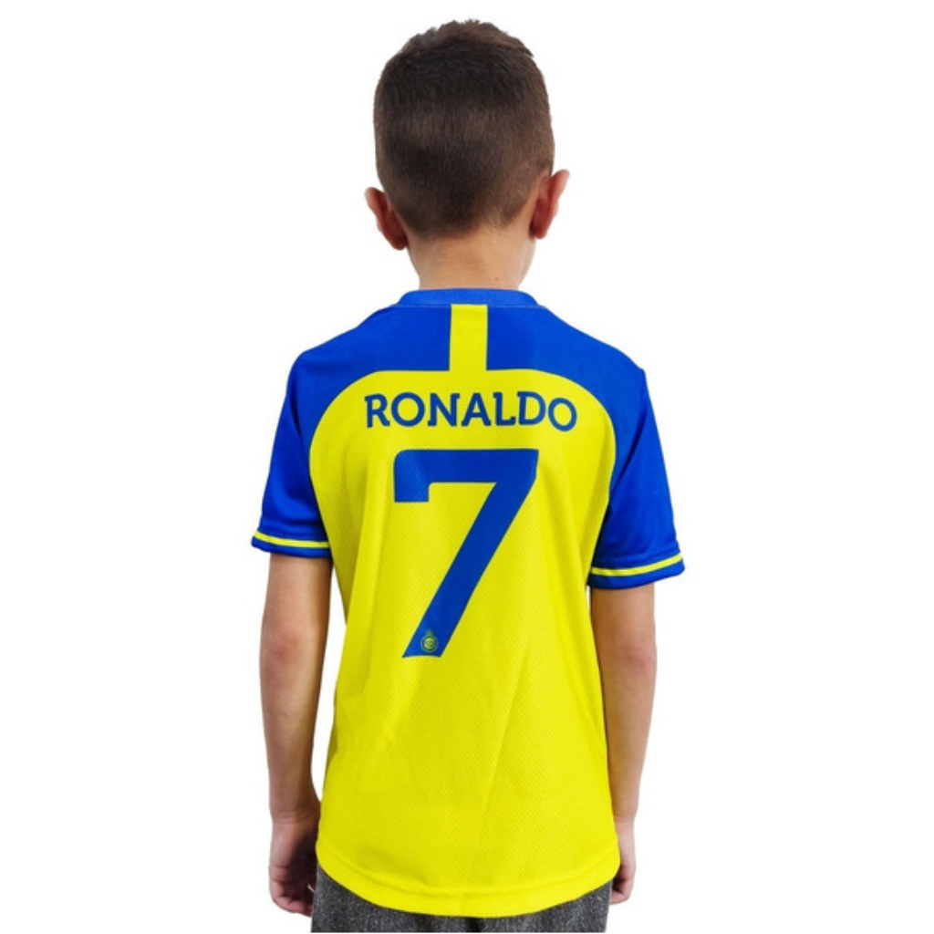 Kit Infantil Cristiano Ronaldo 7 - Al Nassr I 2023/24