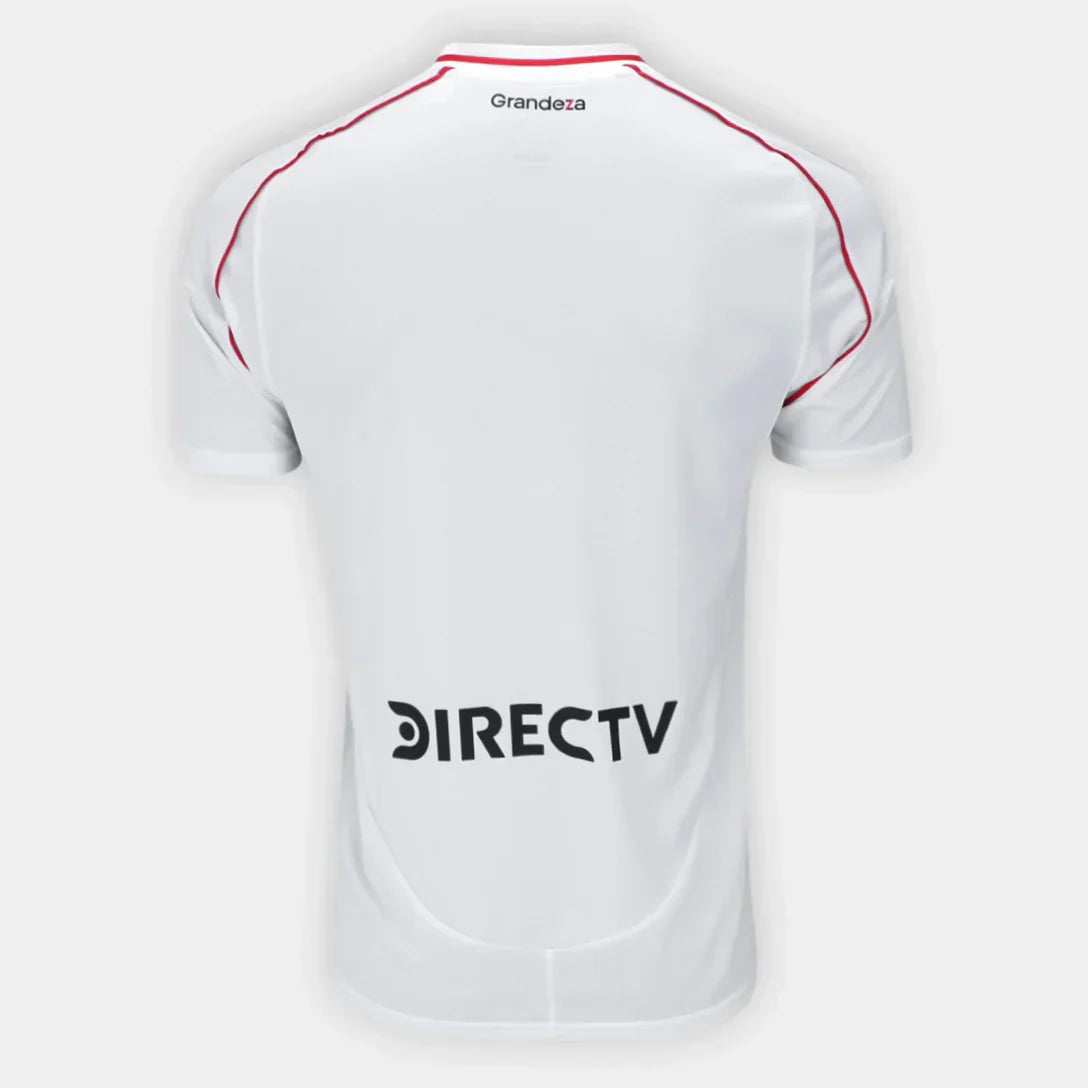 Camisa River Plate Adidas Home Torcedor 2025 s/n° Masculina - Branco+Vermelho
