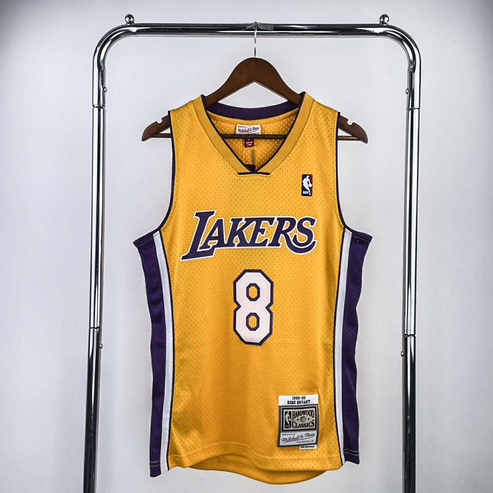 Regata Mitchell & Ness Los Angeles Lakers 1999-00 Dourada