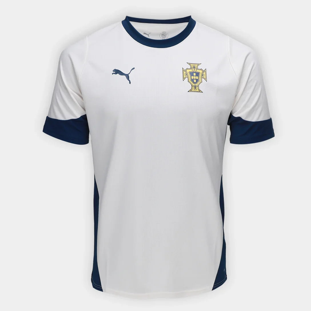 Camisa Seleção Portugal Treino 25/26 s/n Torcedor Puma Masculina - Bege