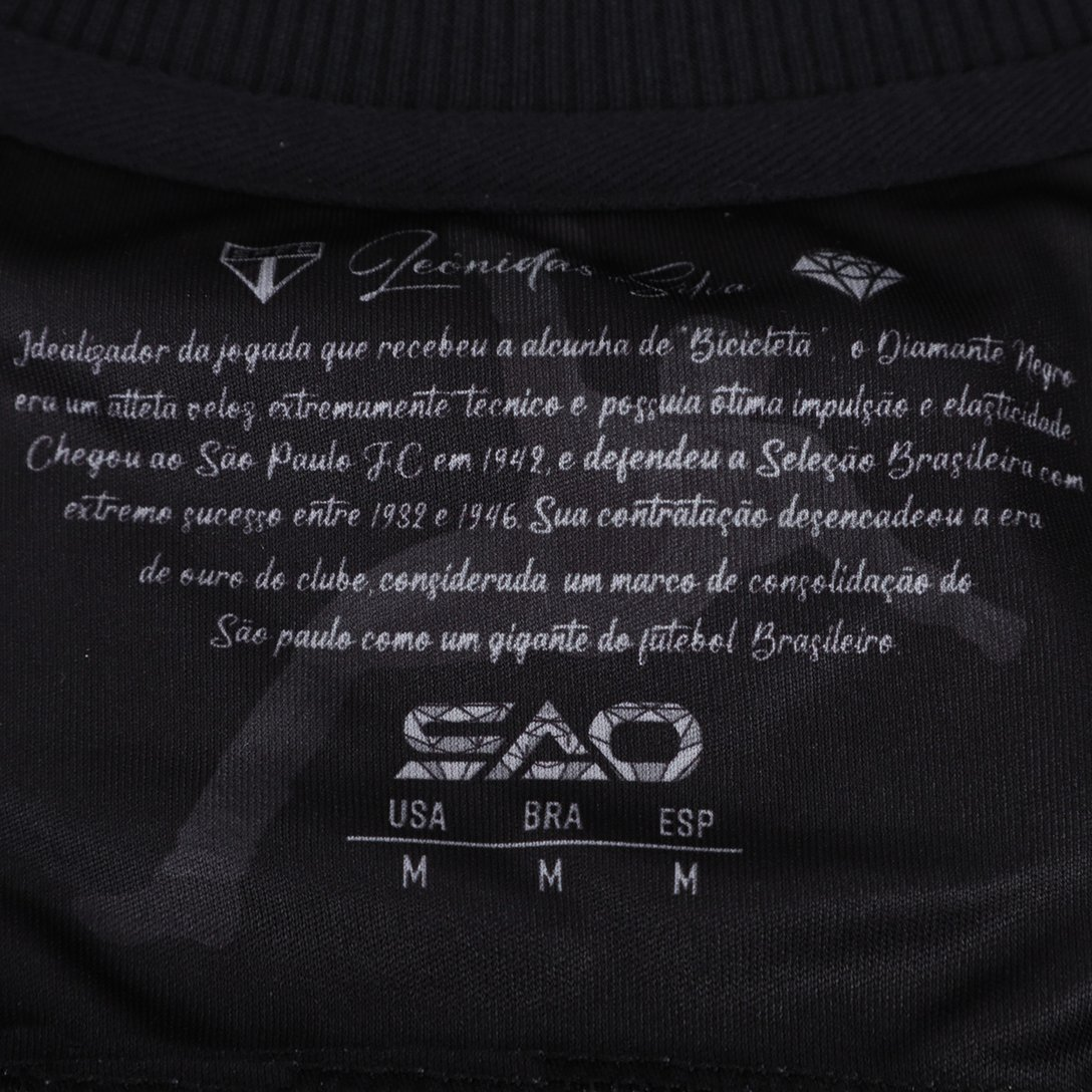 Camisa São Paulo Consciência Negra - Leônidas Diamante Negro 24/25