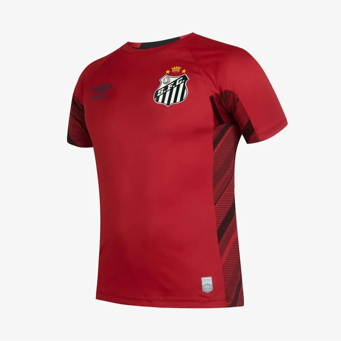 Camisa Santos Goleiro 25/26 Umbro Masculina - Vermelho+Preto