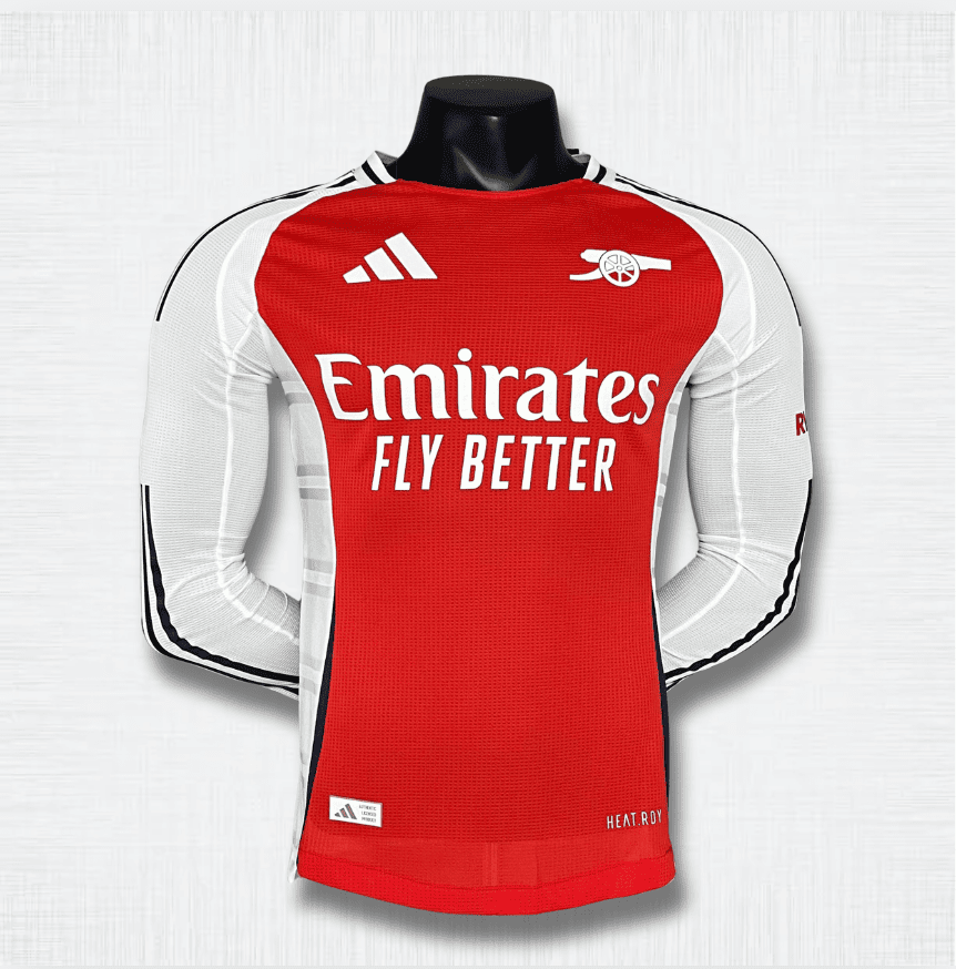 Camisa Arsenal 24/25 – Home Manga Longa Edição Jogador