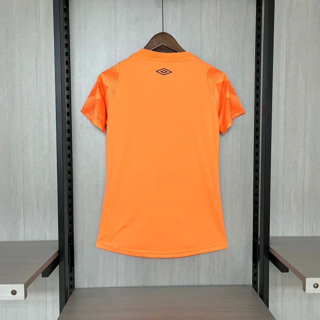 Camisa Fluminense Goleiro 24/25 Torcedor Umbro Feminina - Laranja