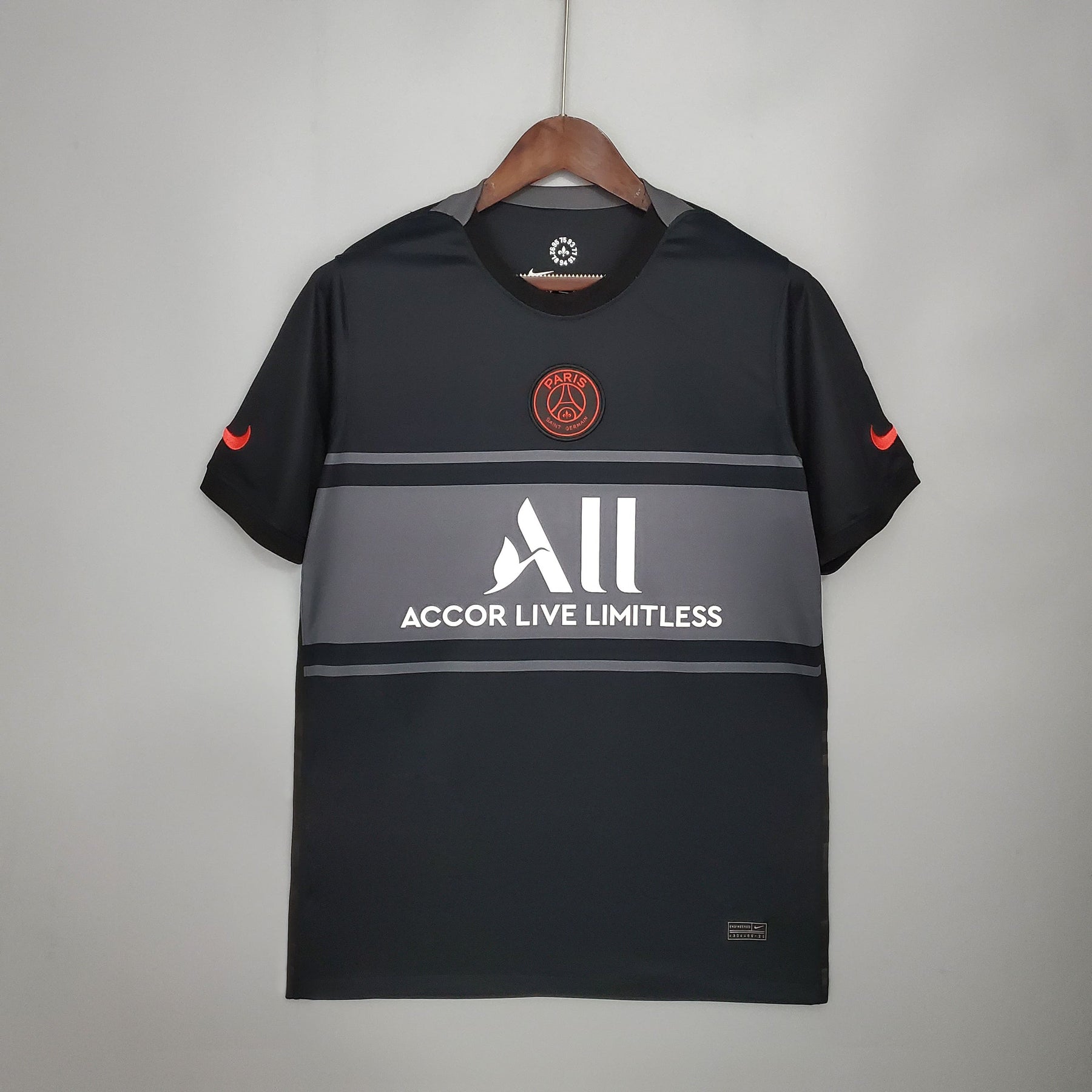 Camisa Paris Saint-Germain 21/22 – Third Away Masculina Preta