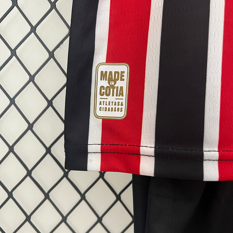 Conjunto Infantil São Paulo ll 2024/25 Tricolor - Modelo Torcedor