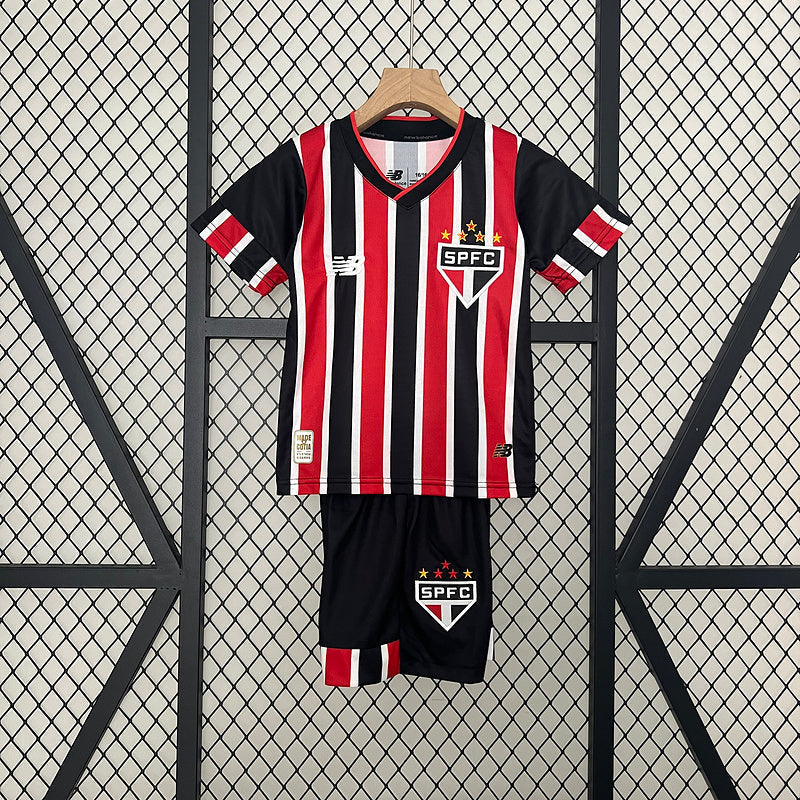 Conjunto Infantil São Paulo ll 2024/25 Tricolor - Modelo Torcedor