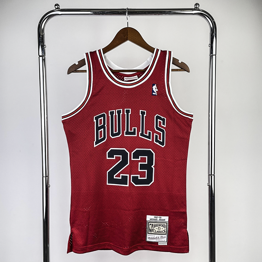 Regata Mitchell & Ness Chicago Bulls 1986-1987 Vermelha